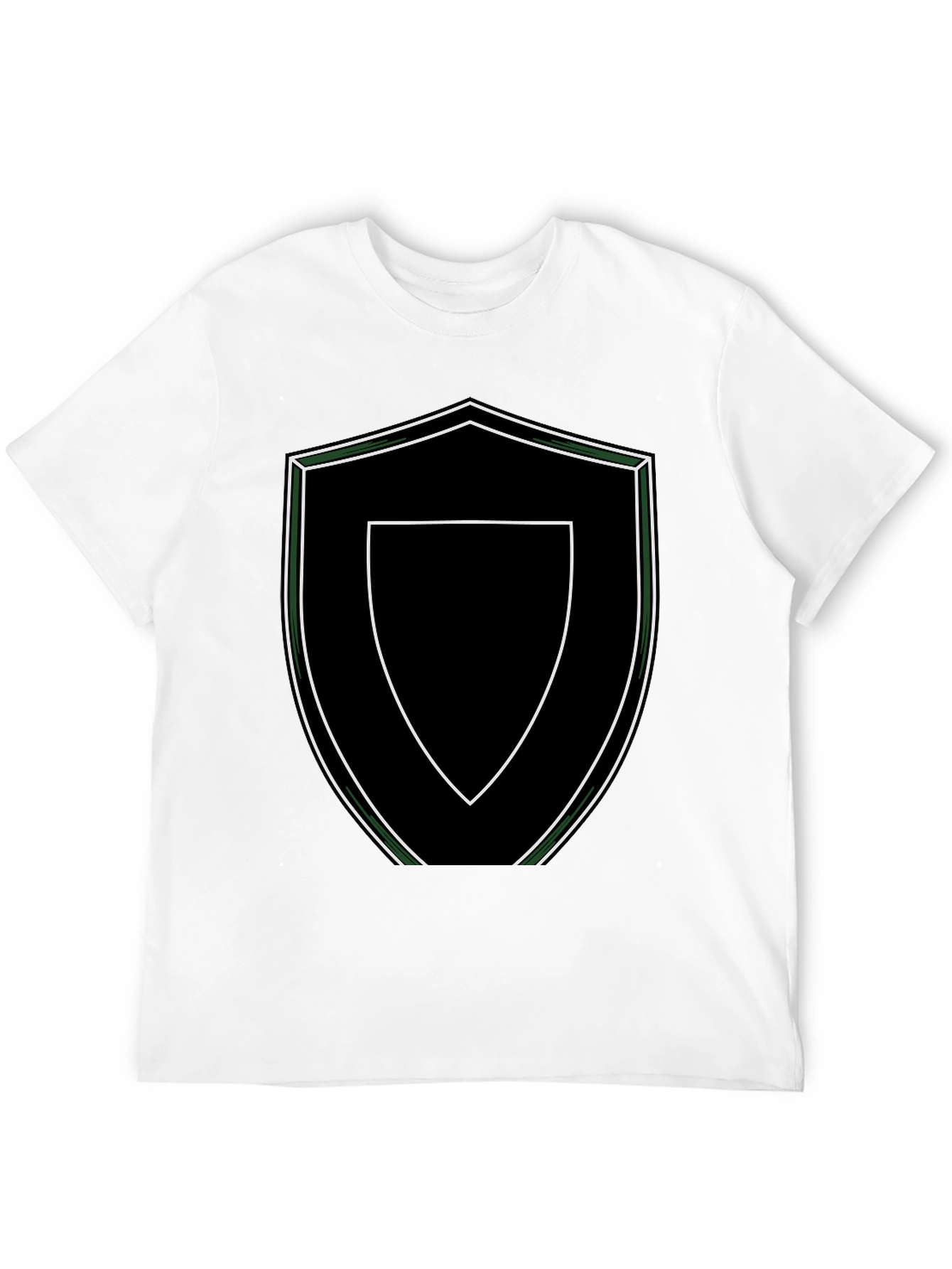 Shield Graphic Tee - Black Stylish T-Shirt