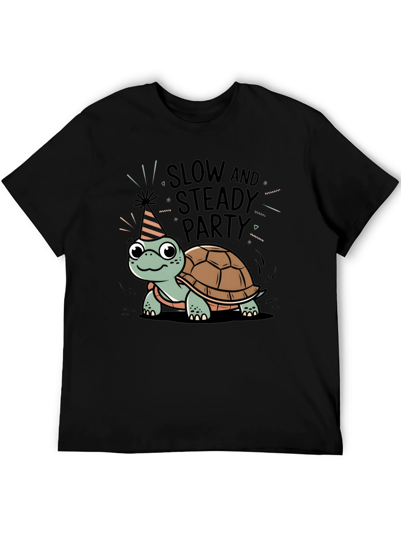 Slow & Steady Party Turtle T-Shirt