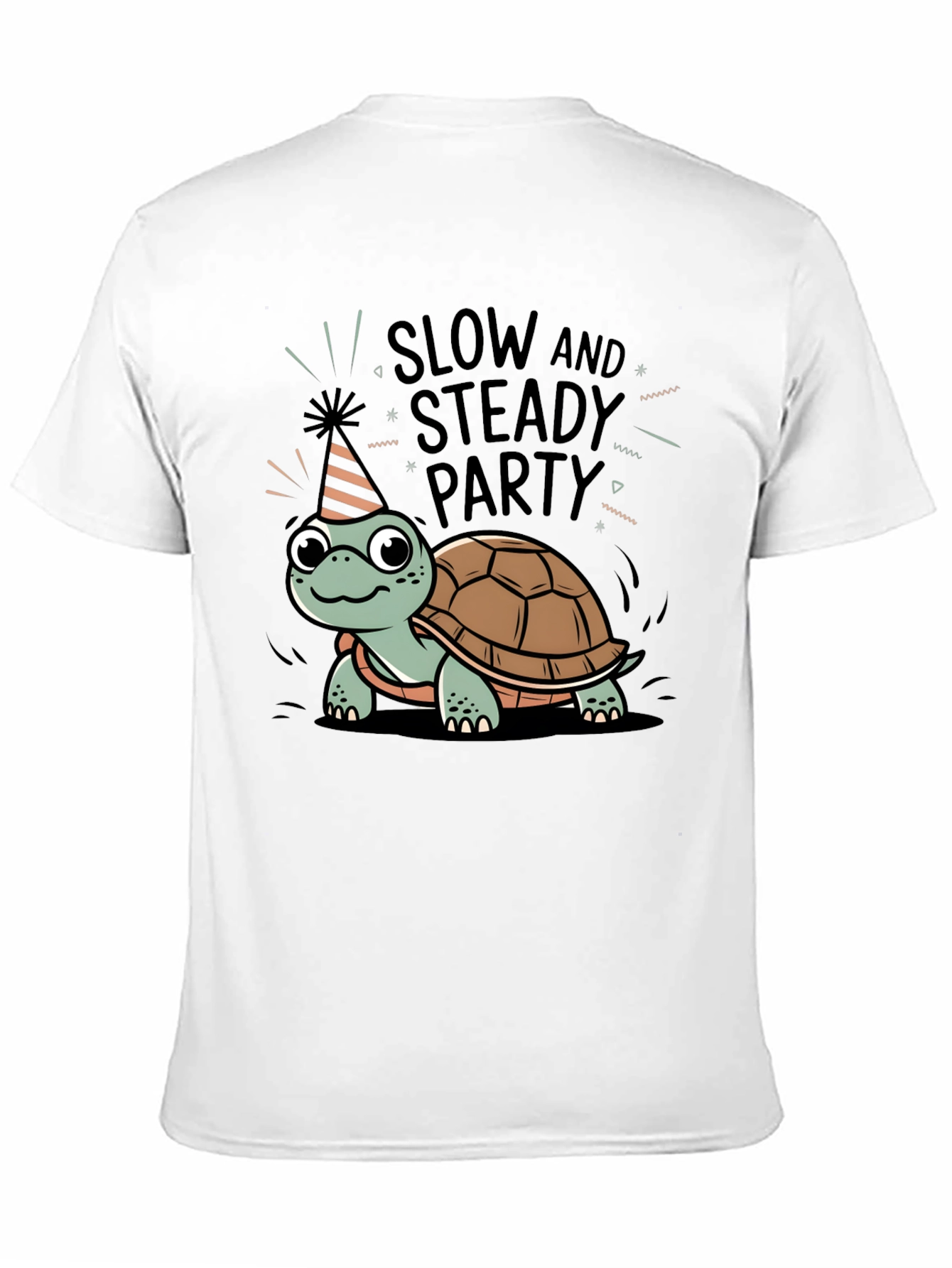 Slow & Steady Party Turtle T-Shirt