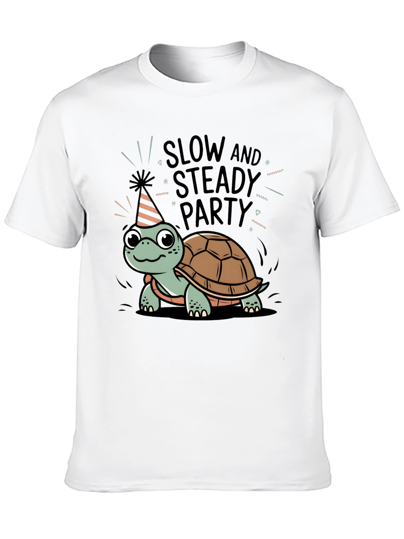 Slow & Steady Party Turtle T-Shirt