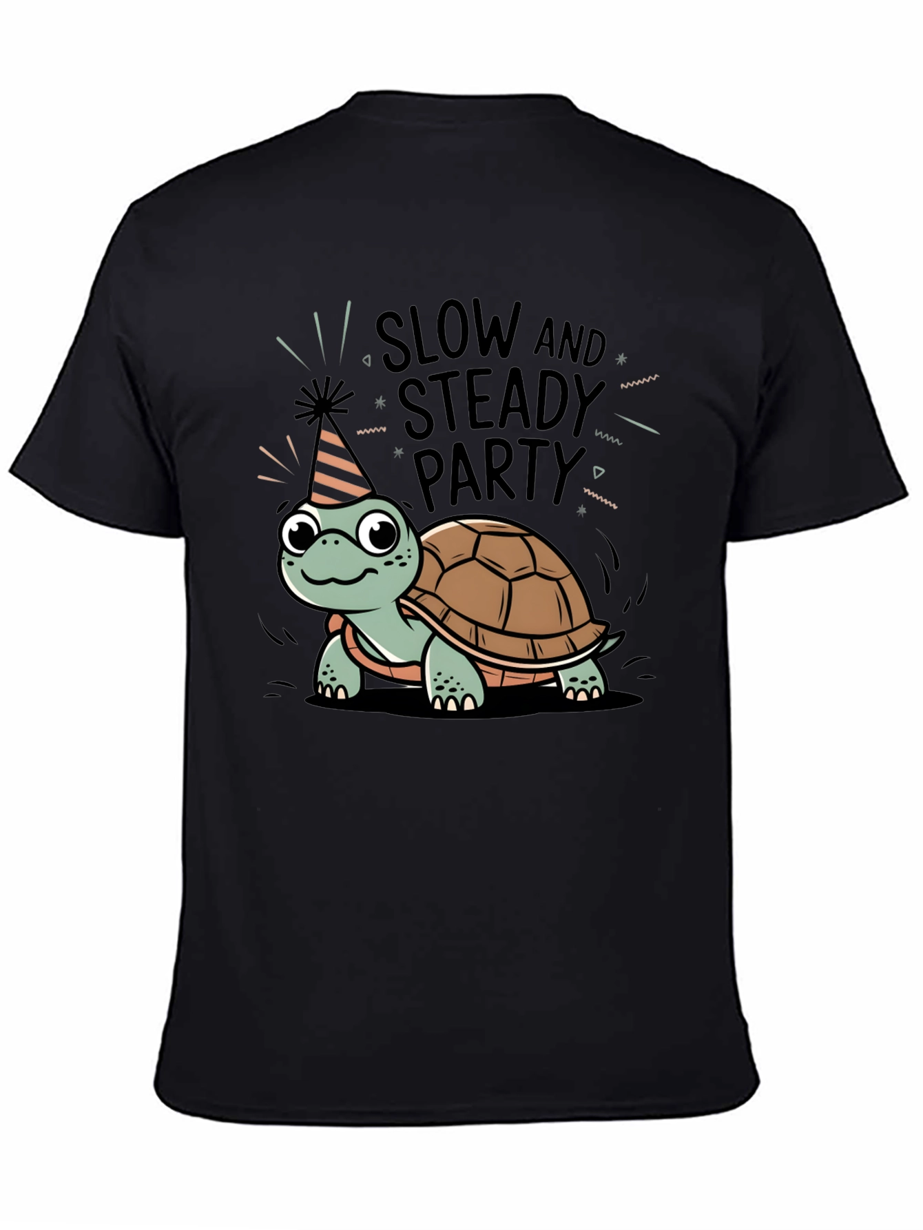 Slow & Steady Party Turtle T-Shirt