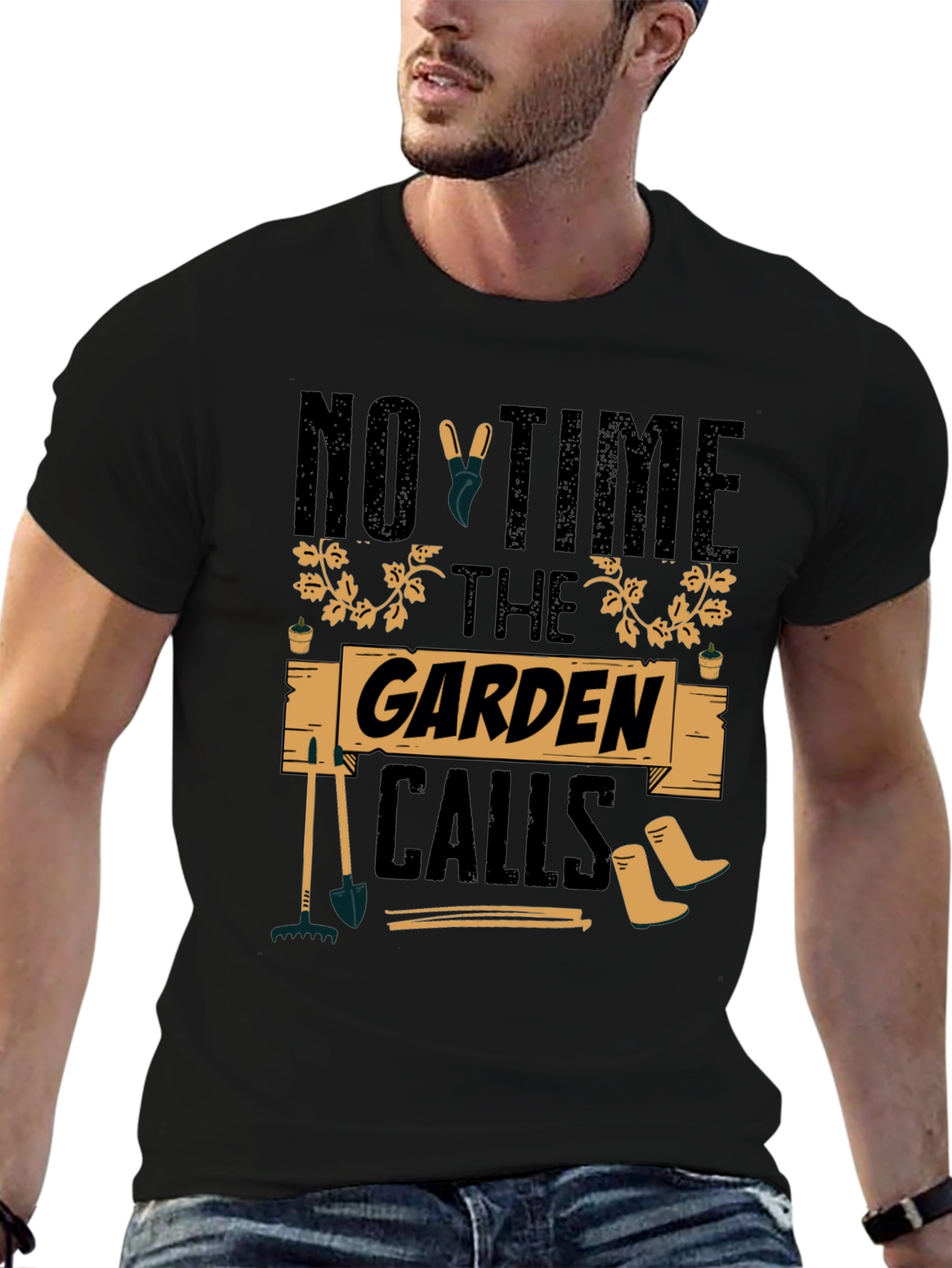 Gardeners Delight Tee - No Time The Garden Calls