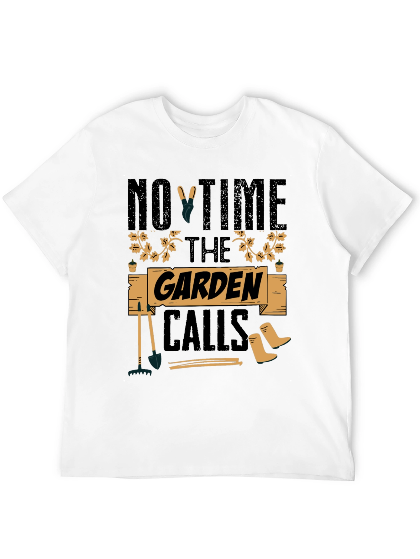 Gardeners Delight Tee - No Time The Garden Calls