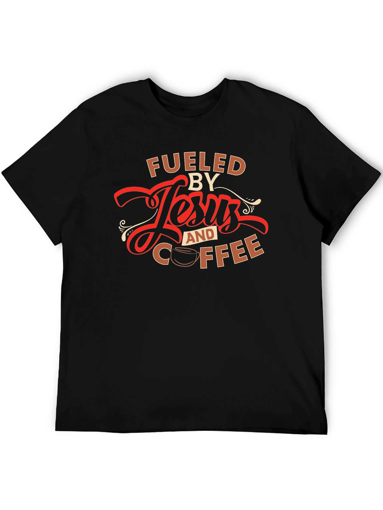 Fueled by Jesus and Coffee T-Shirt