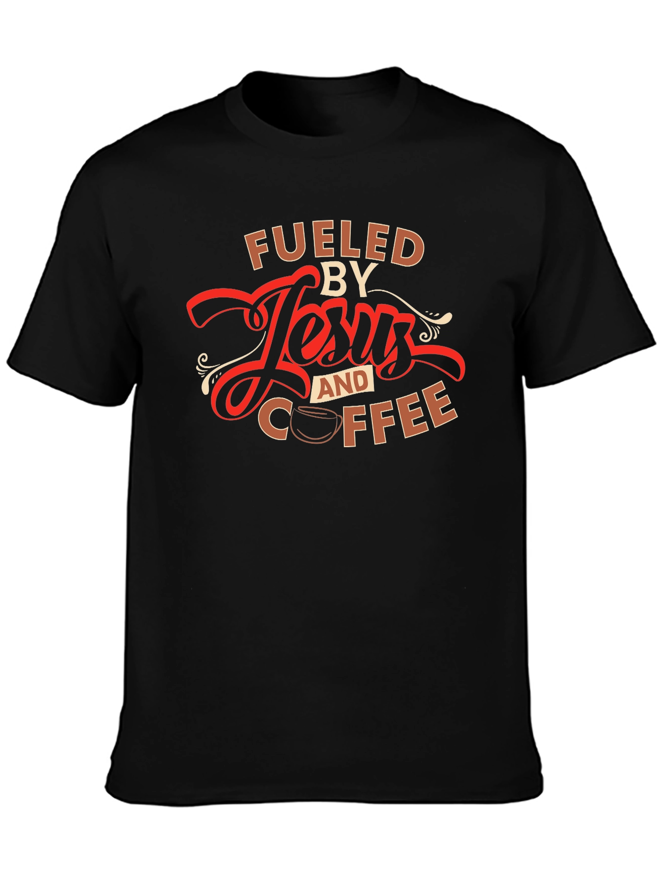 Fueled by Jesus and Coffee T-Shirt