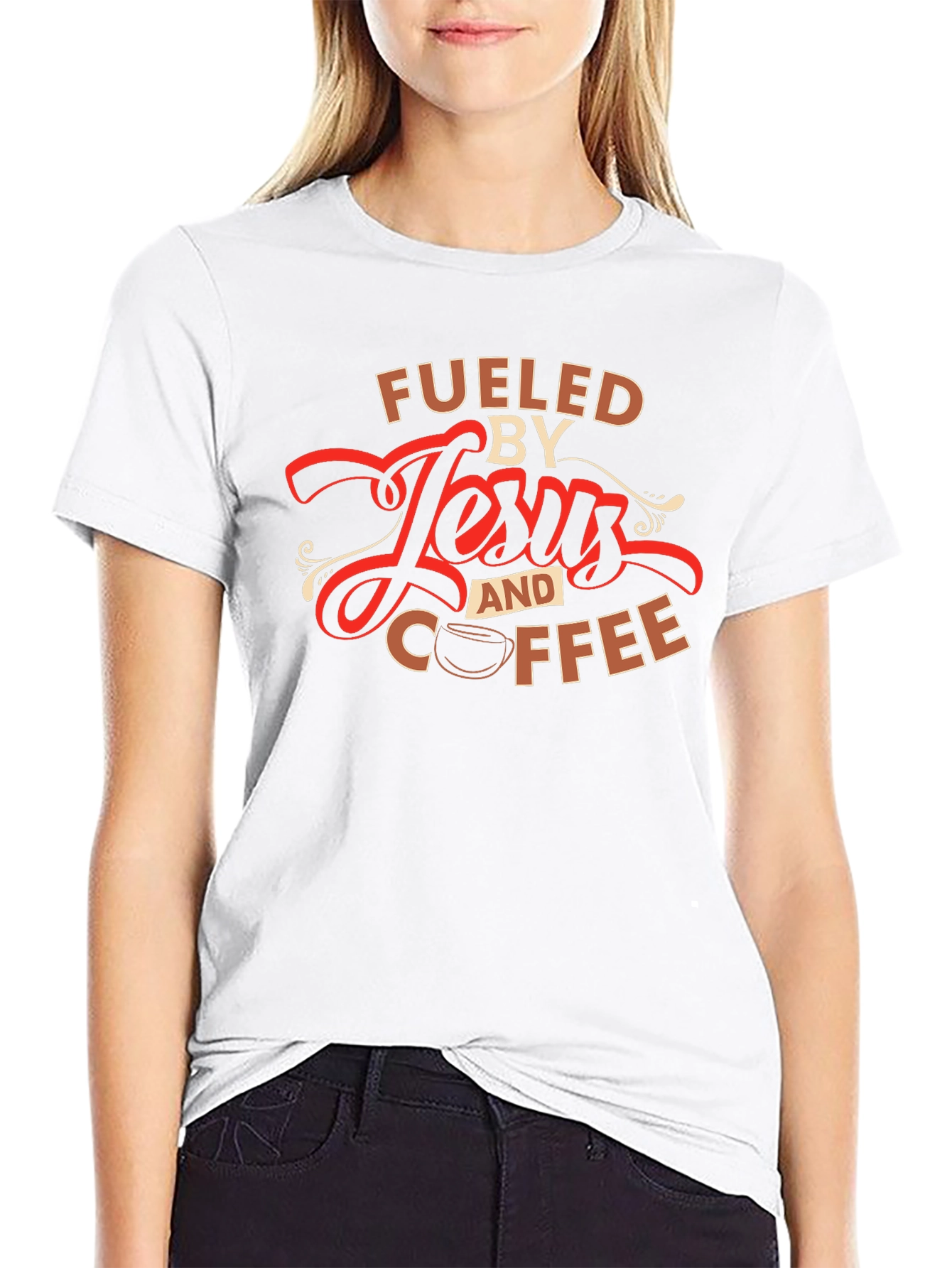 Fueled by Jesus and Coffee T-Shirt