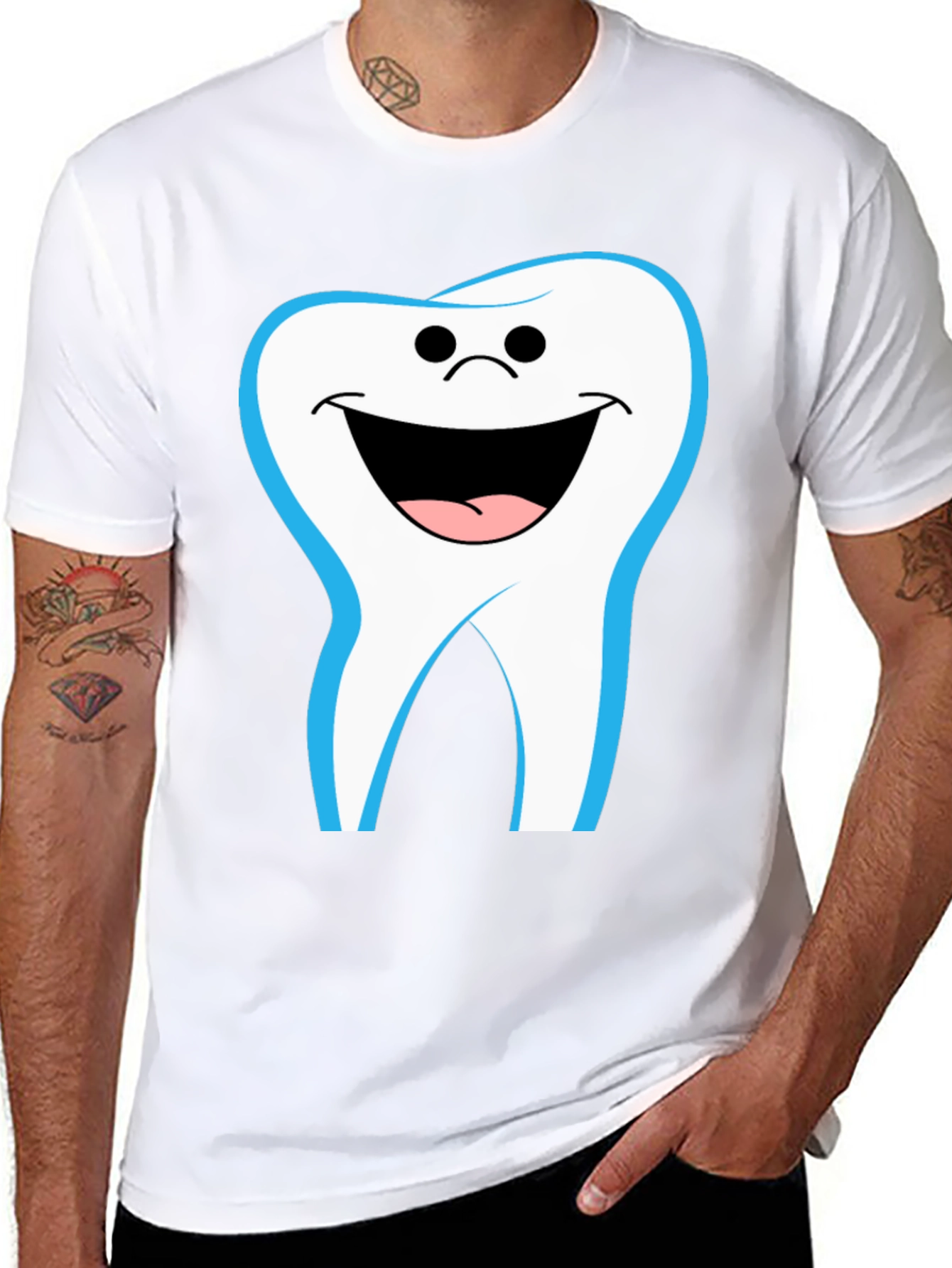 Funny Tooth Graphic Tee - Dentist Humor T-Shirt