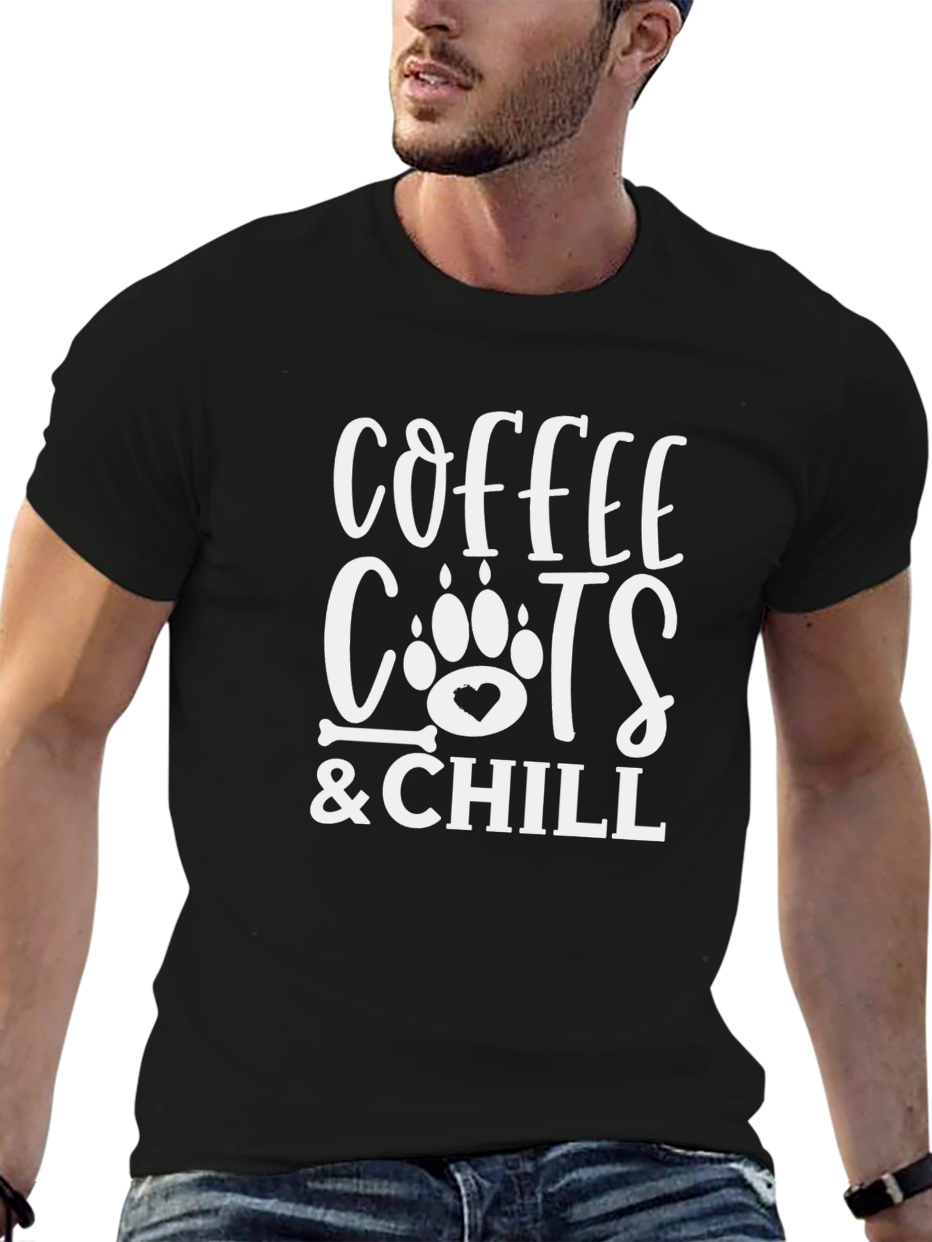 Coffee Cats & Chill Graphic Tee
