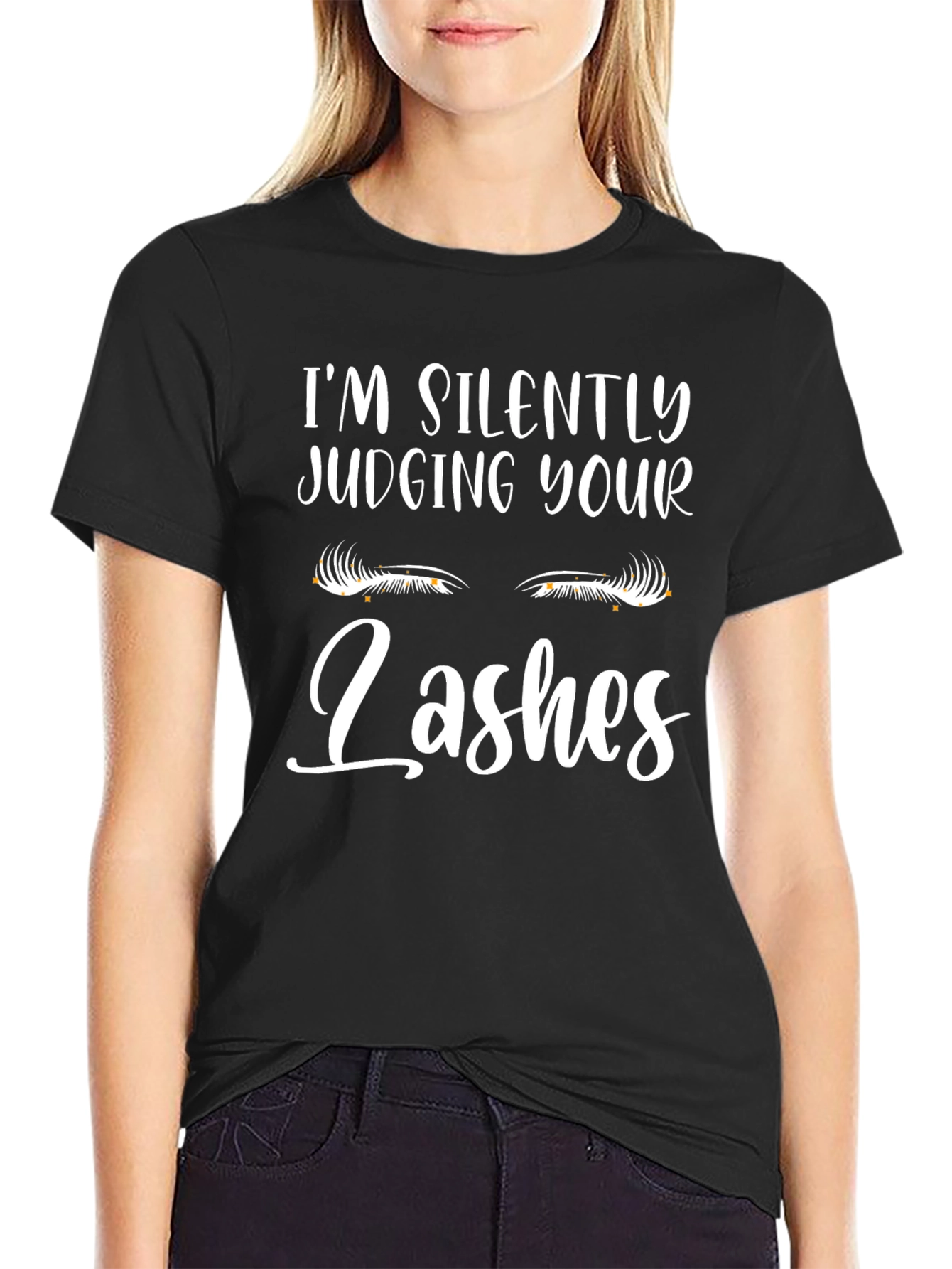Im Silently Judging Your Lashes Graphic Tee