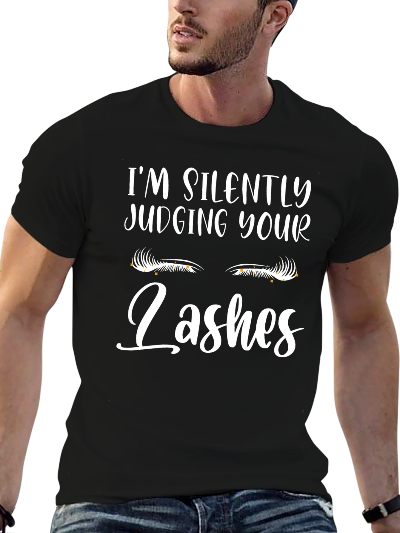 Im Silently Judging Your Lashes Graphic Tee