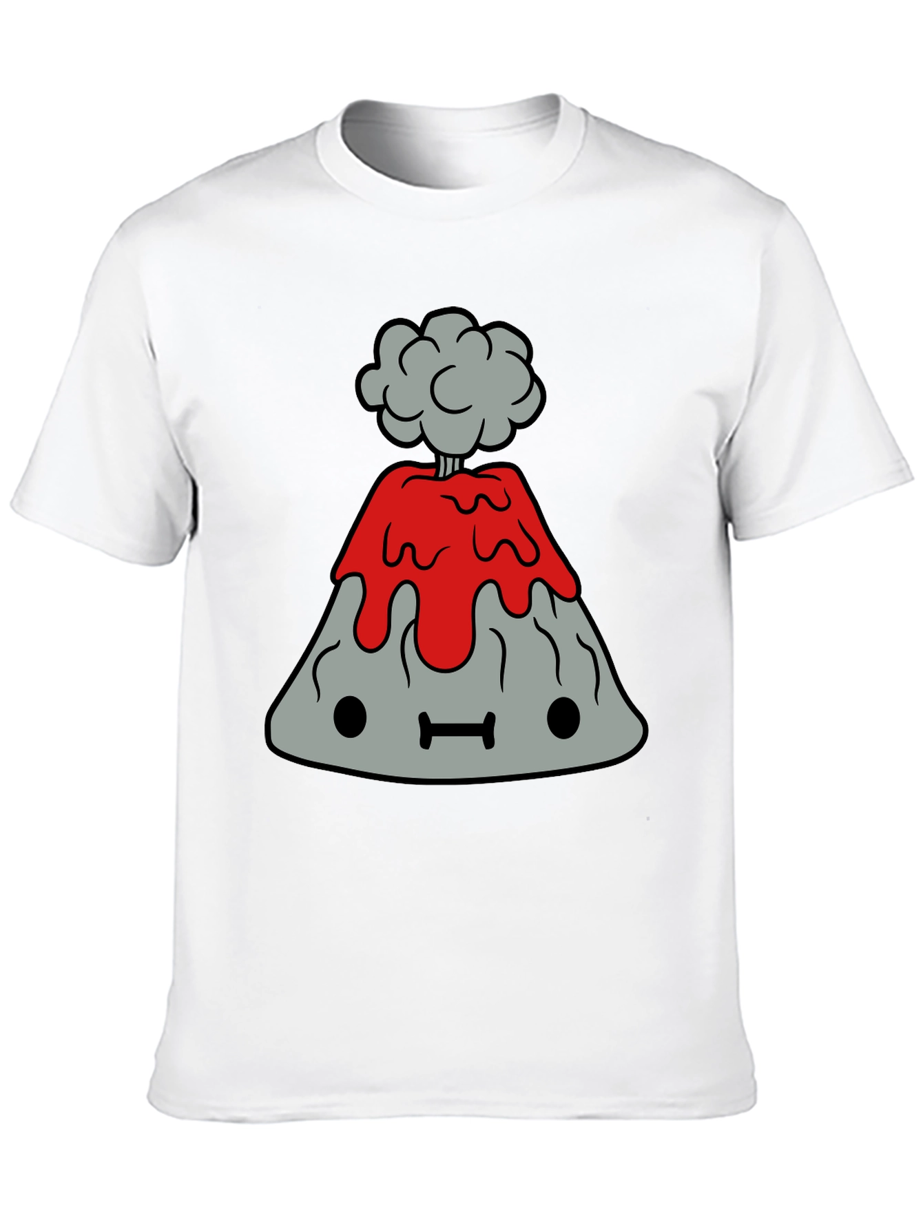 Cartoon Volcano Graphic Tee