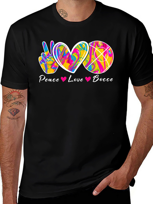 Peace Love Bocce T-Shirt