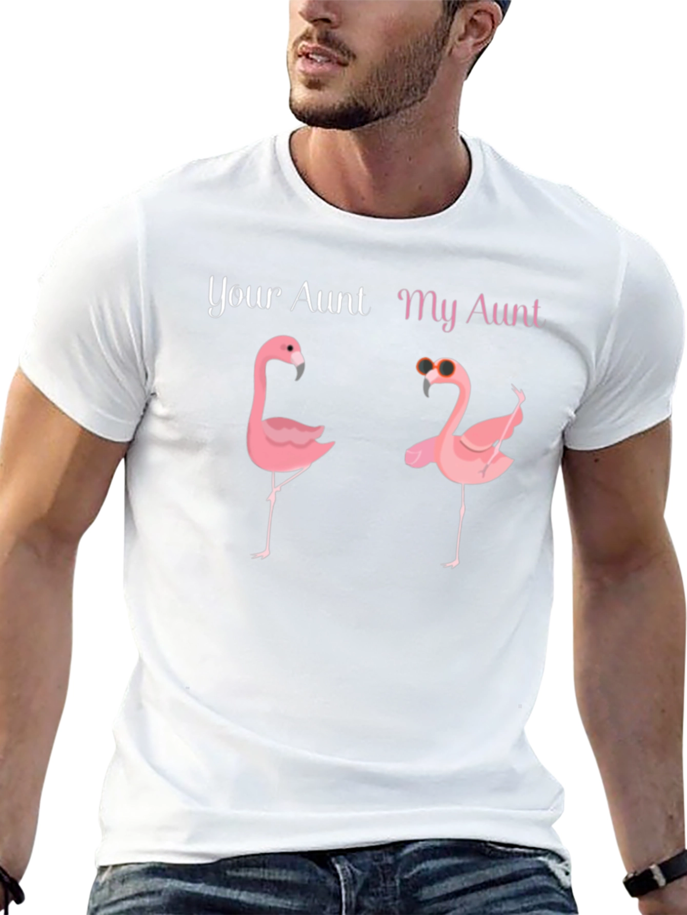 Your Aunt My Aunt Flamingo T-Shirt