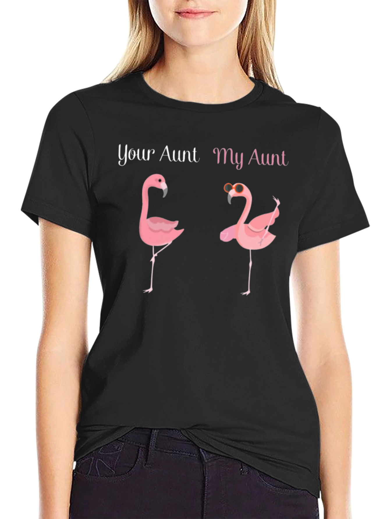 Your Aunt My Aunt Flamingo T-Shirt