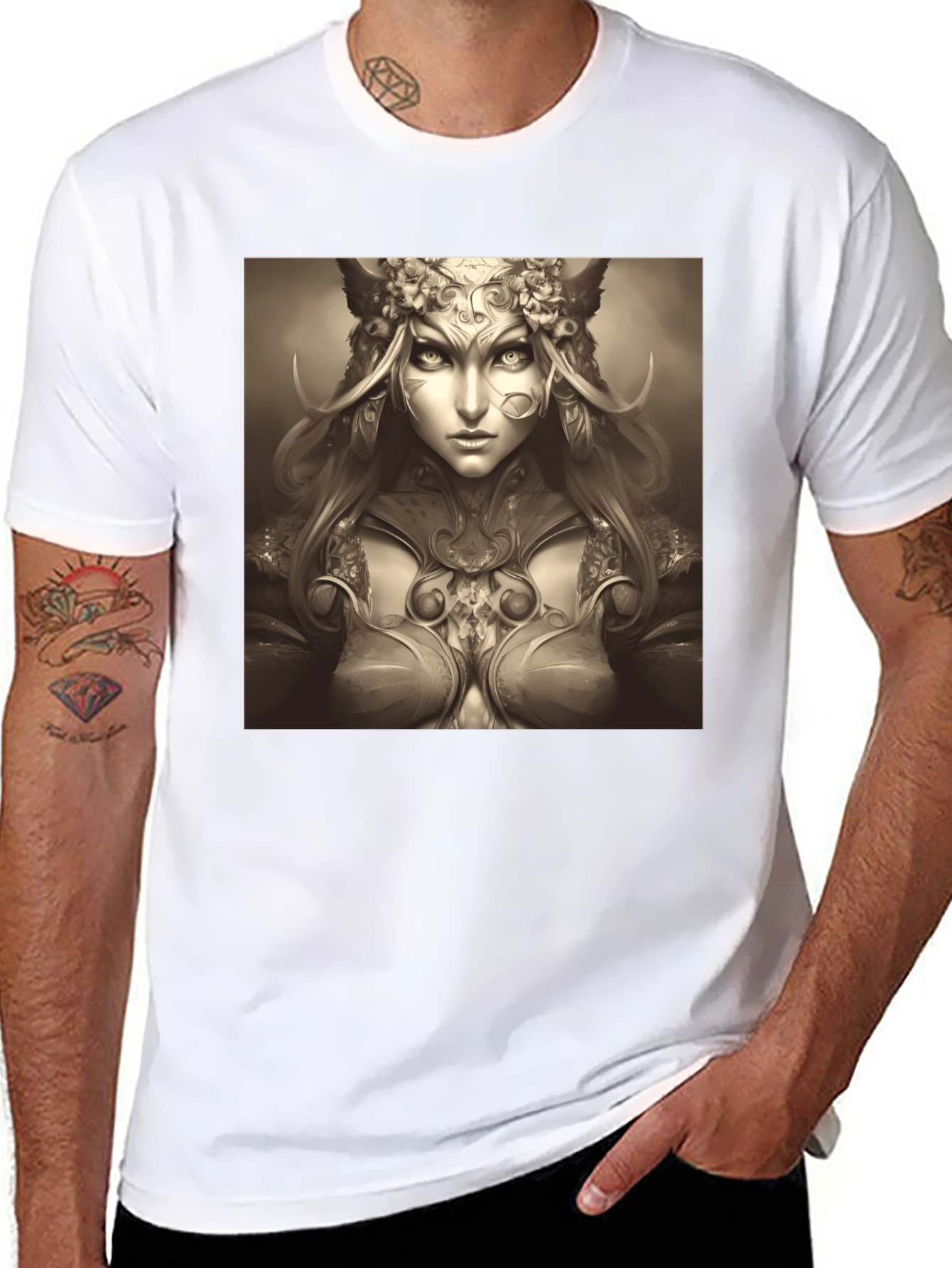 Warrior Goddess Graphic T-Shirt