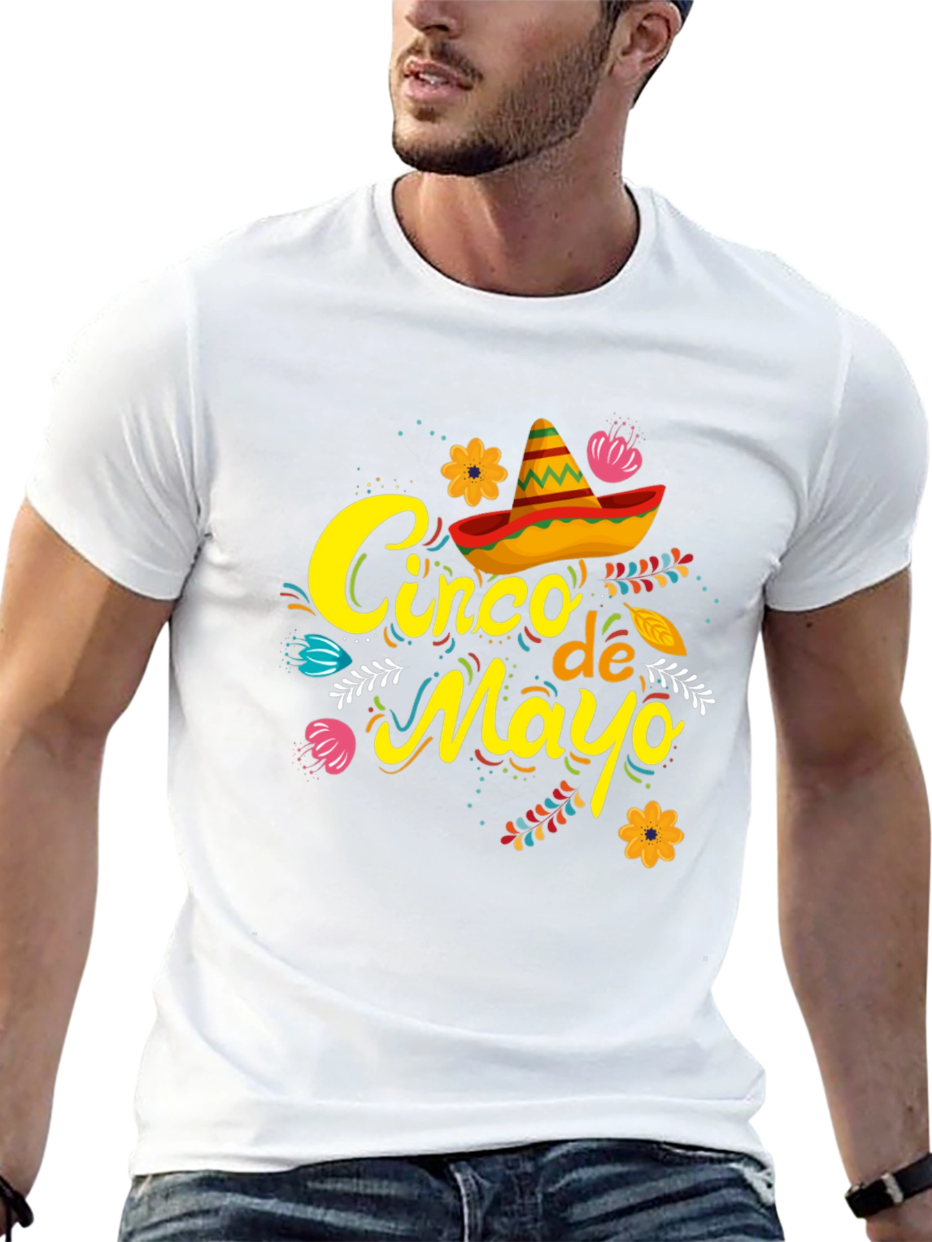 Cinco de Mayo T-Shirt - Black Graphic Tee
