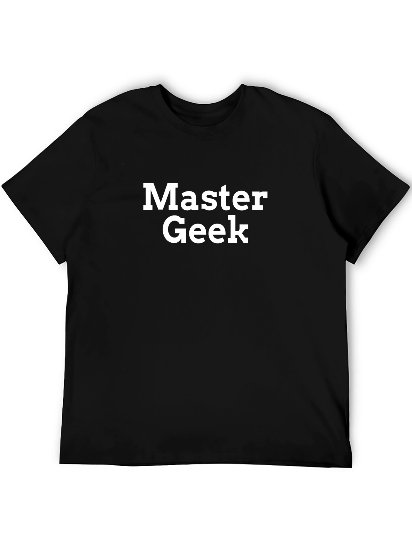 Master Geek Black T-Shirt