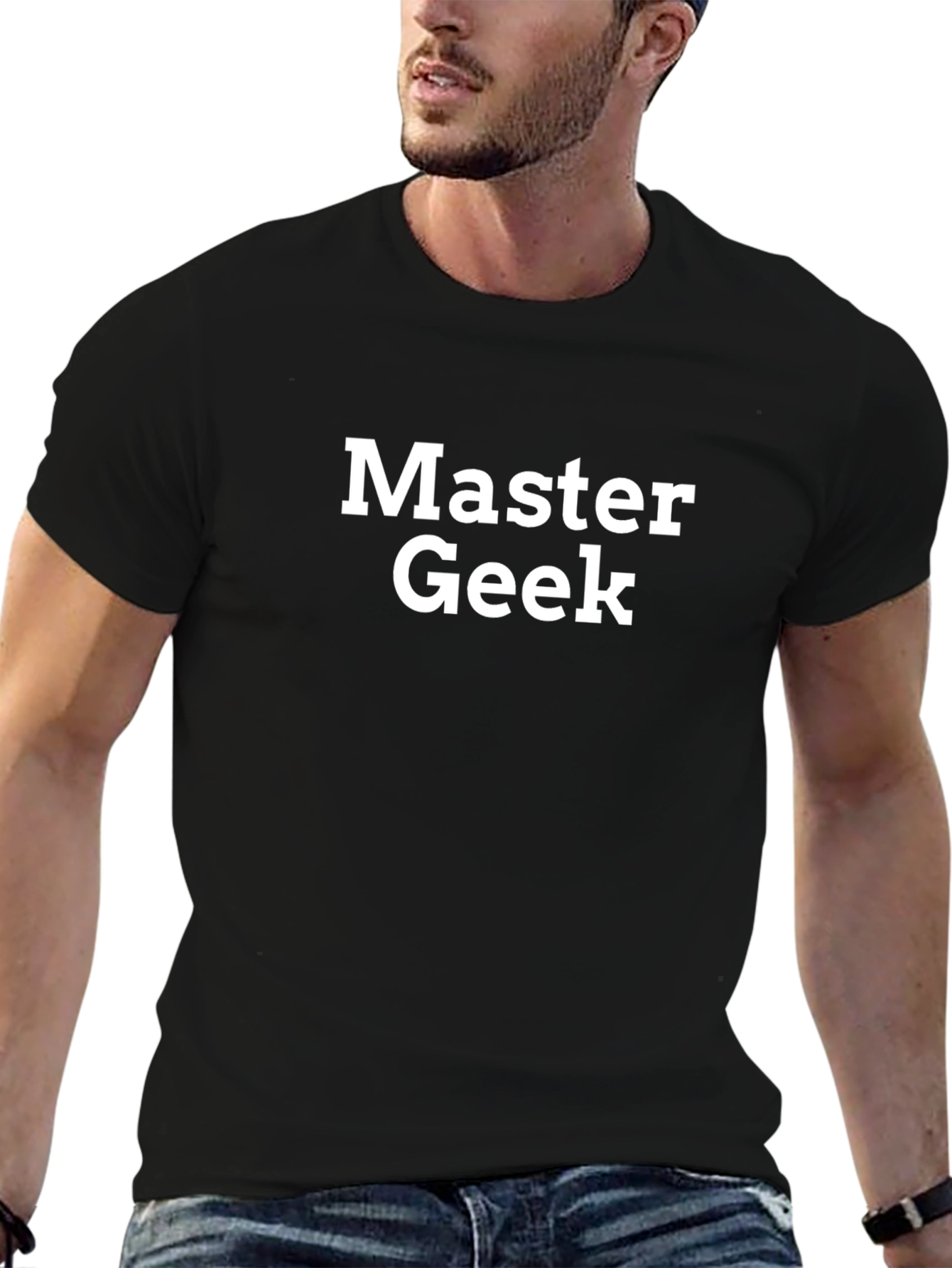 Master Geek Black T-Shirt