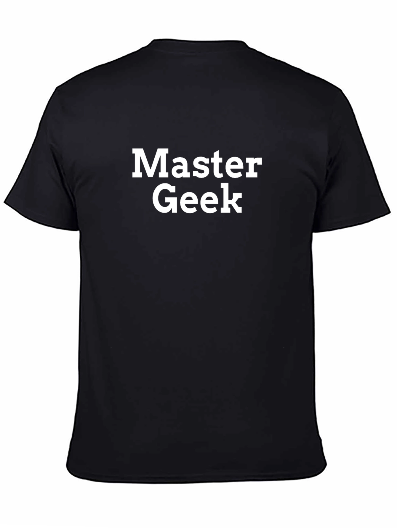 Master Geek Black T-Shirt