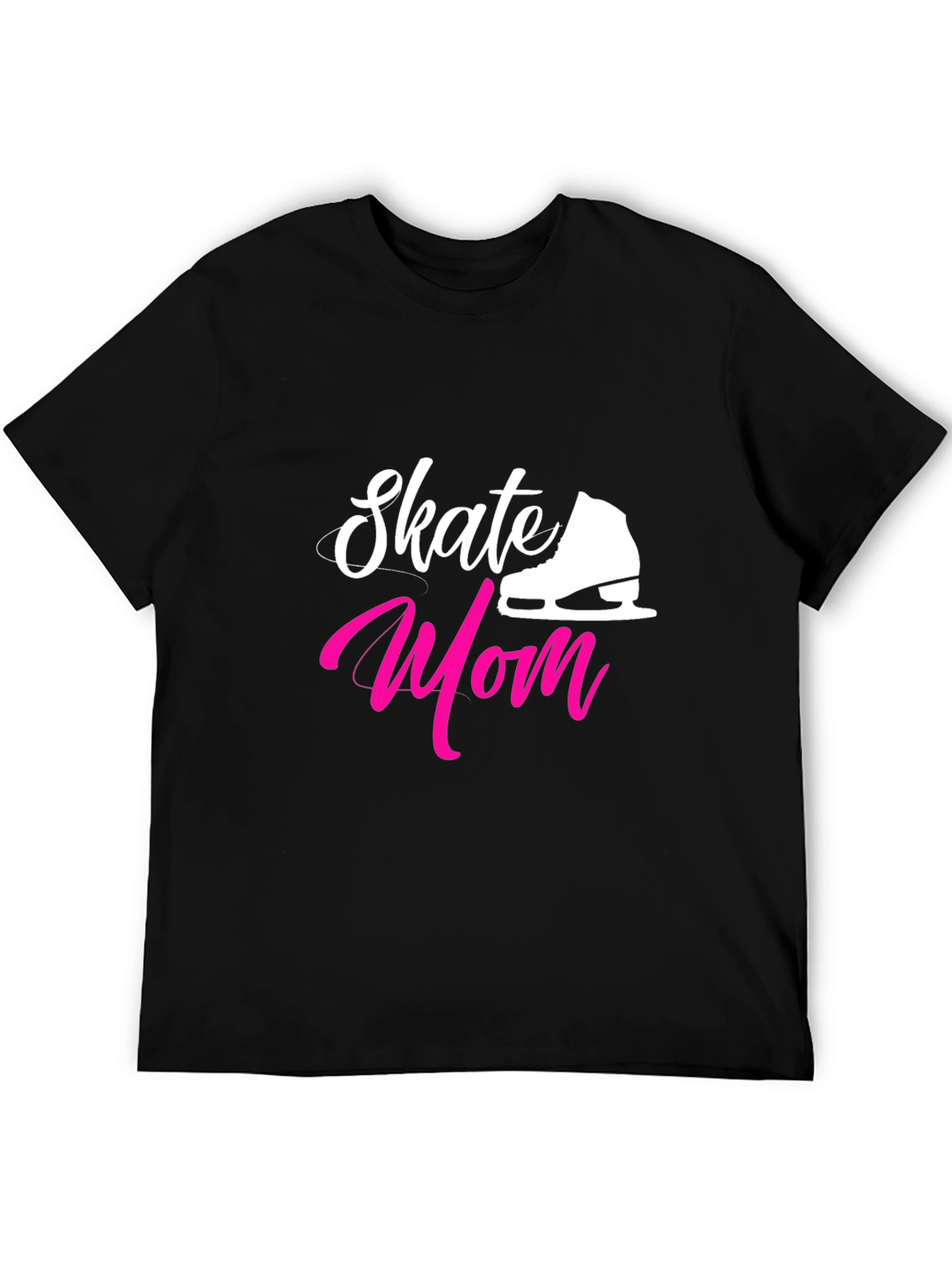 Skate Mom Graphic Tee - Black Cotton Blend