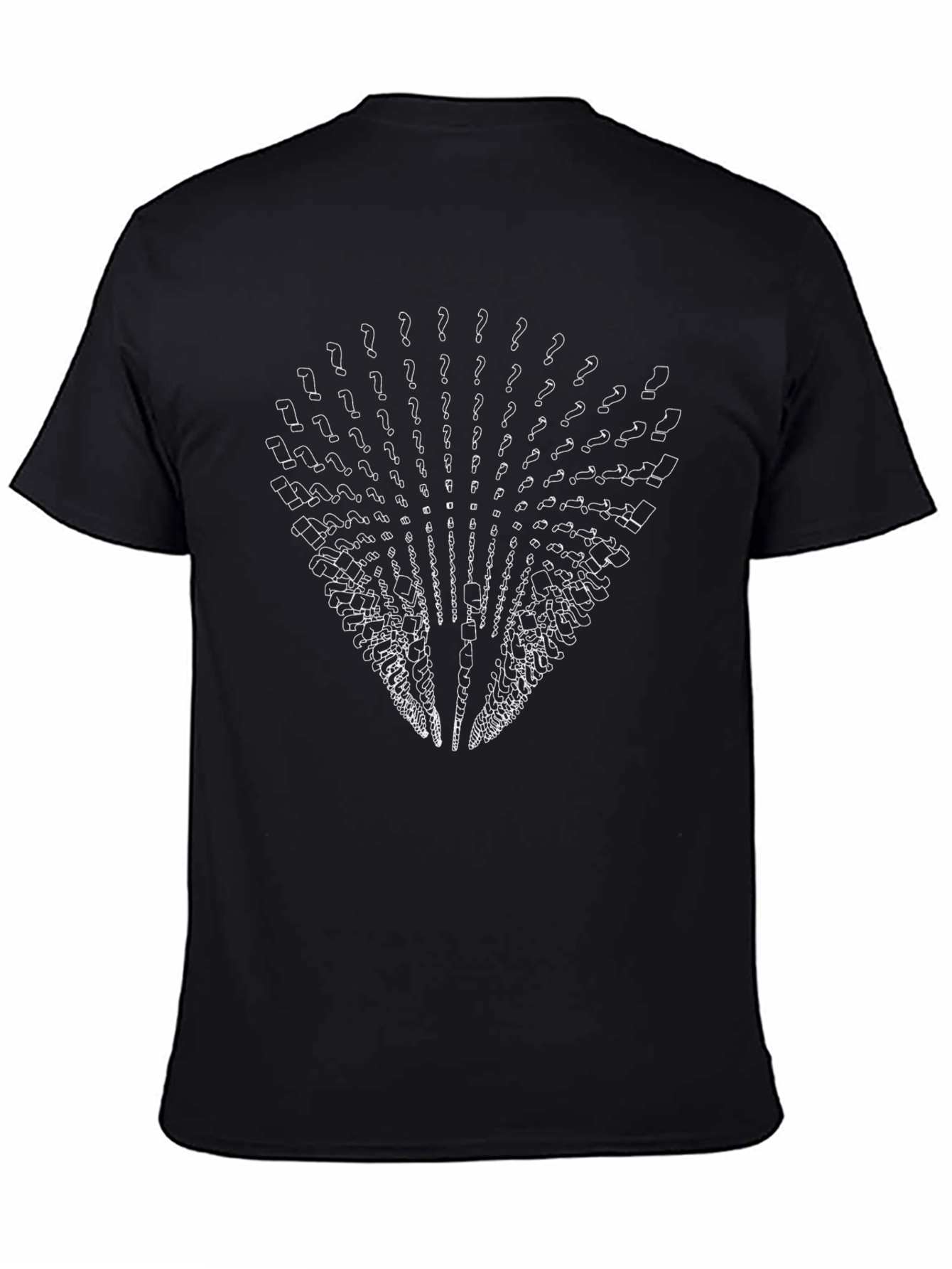 Abstract Question Mark Graphic Tee