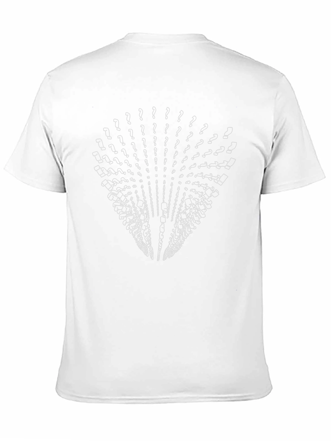 Abstract Question Mark Graphic Tee