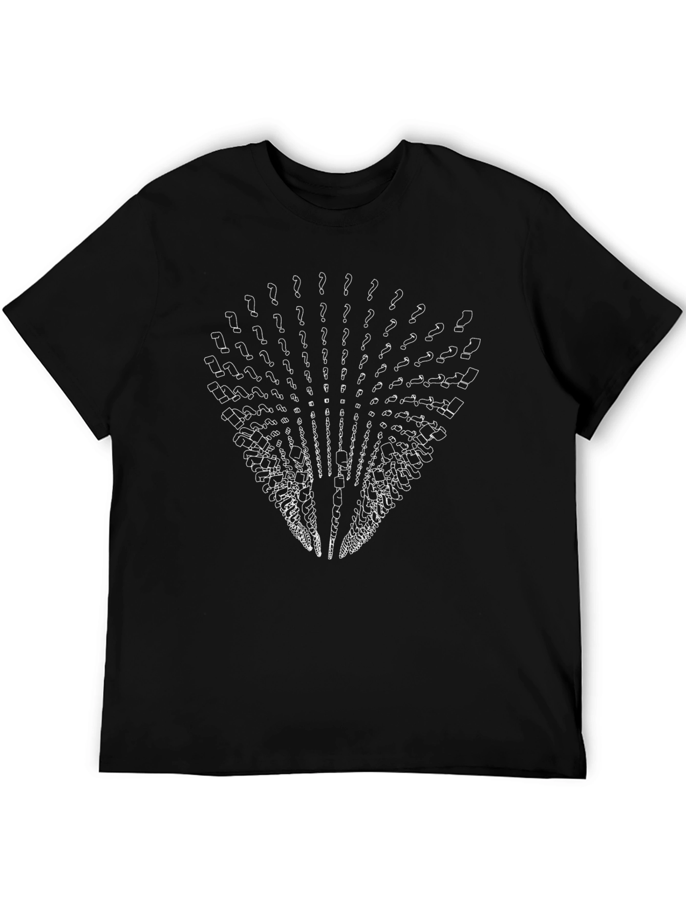 Abstract Question Mark Graphic Tee