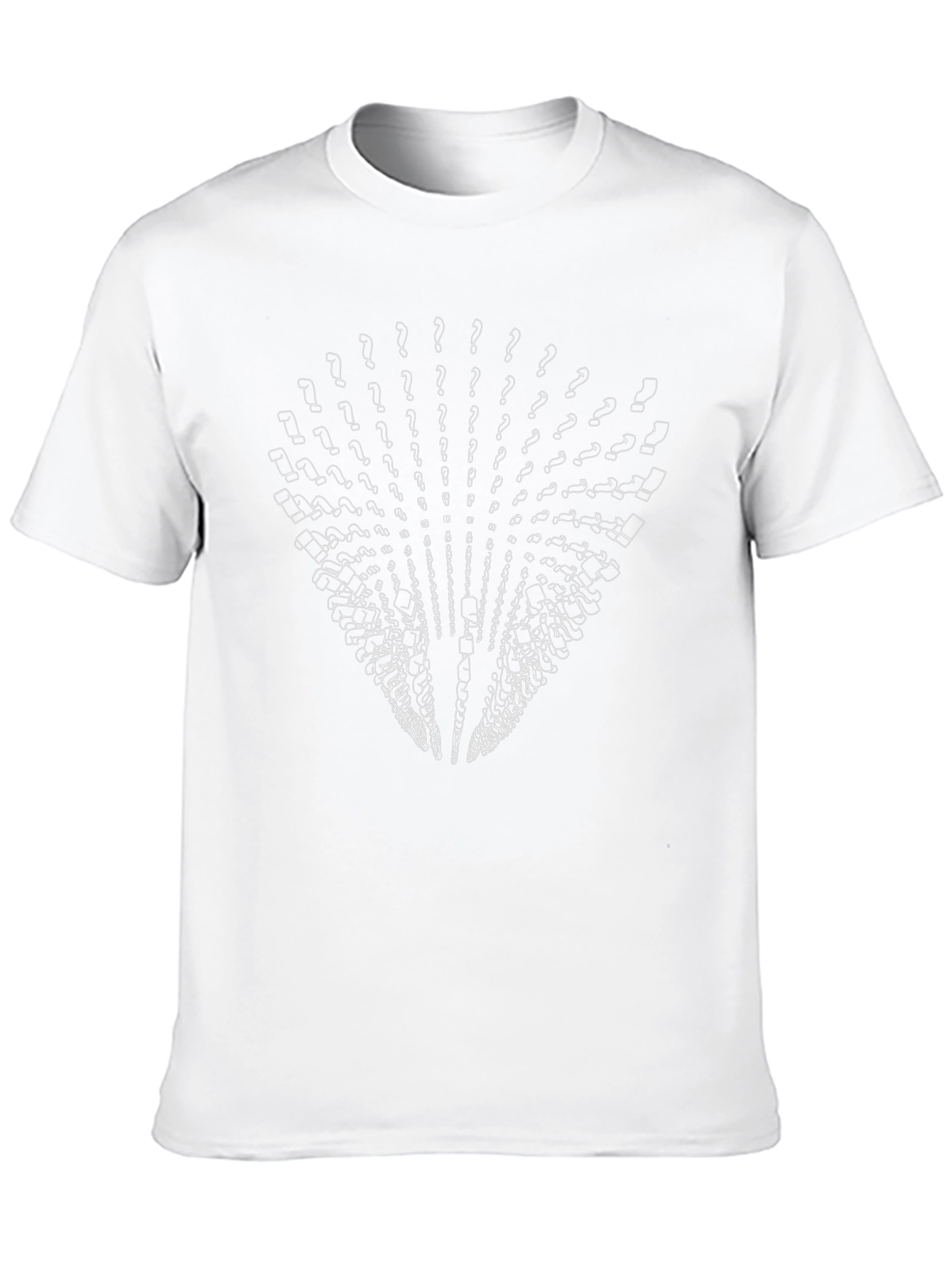 Abstract Question Mark Graphic Tee