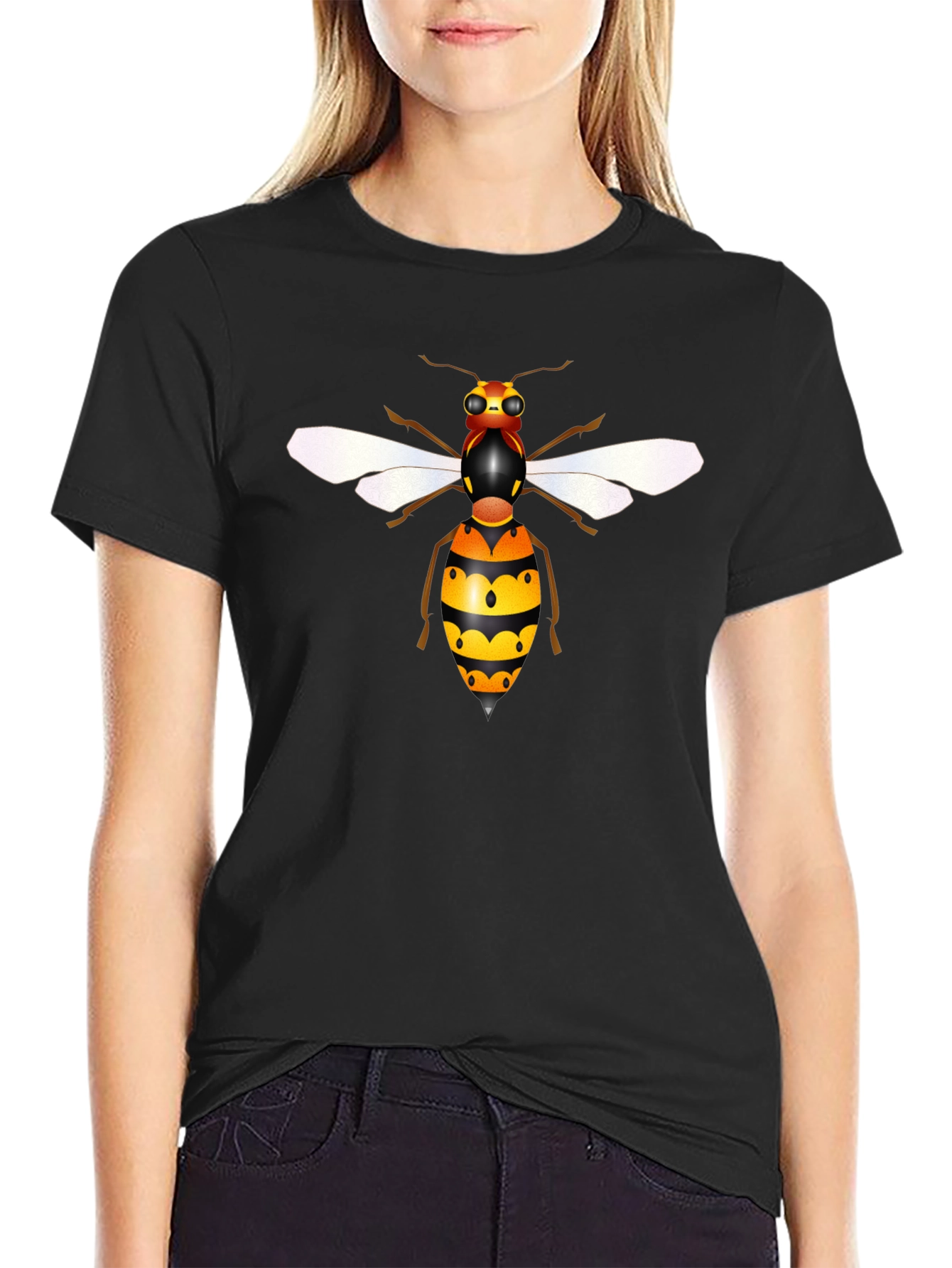 Hornet Graphic Black T-Shirt