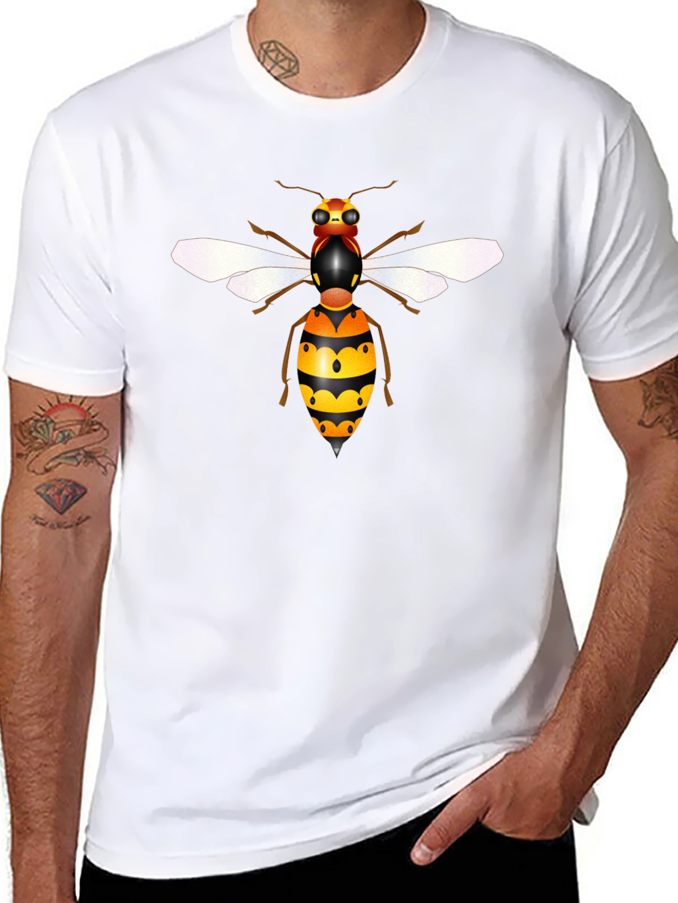 Hornet Graphic Black T-Shirt