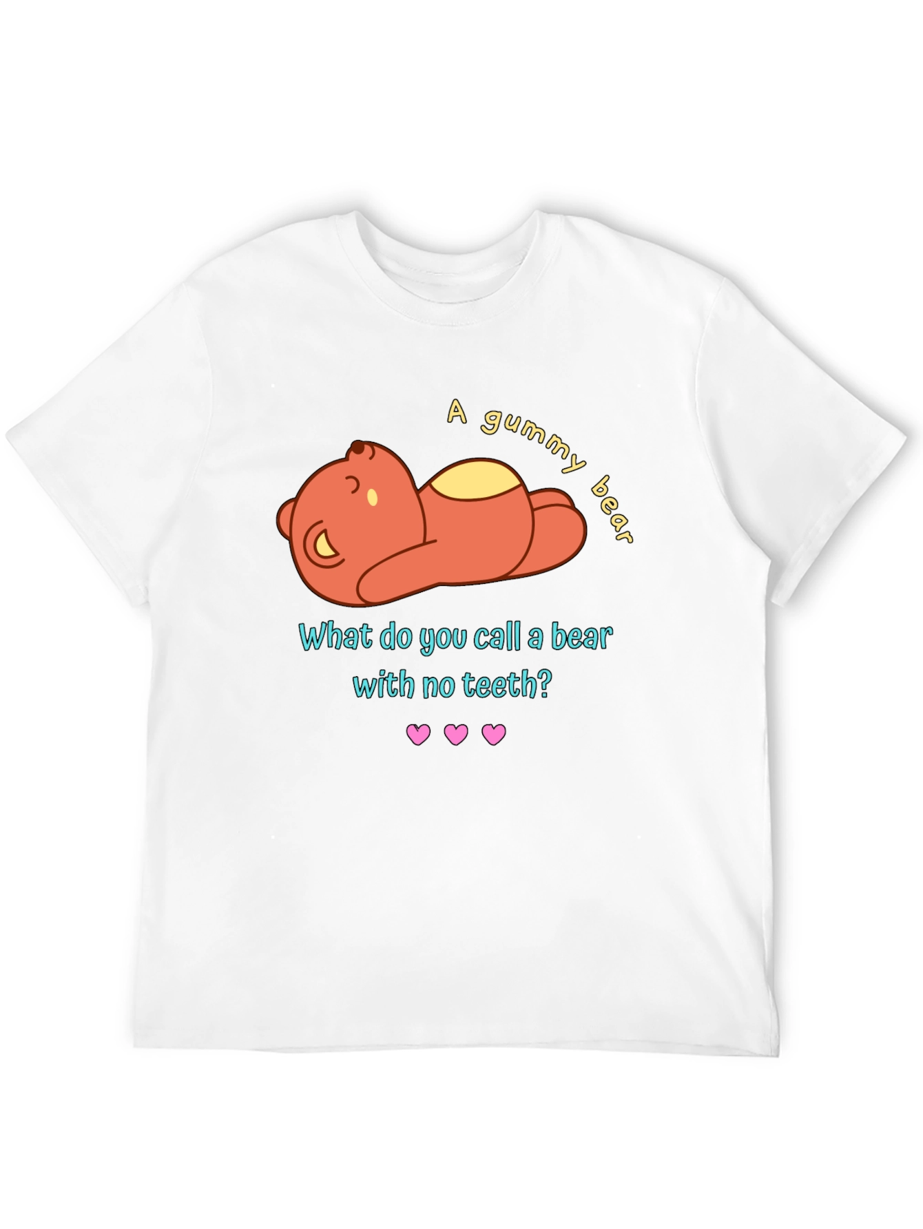 Gummy Bear Pun Graphic T-Shirt - Funny Novelty Tee