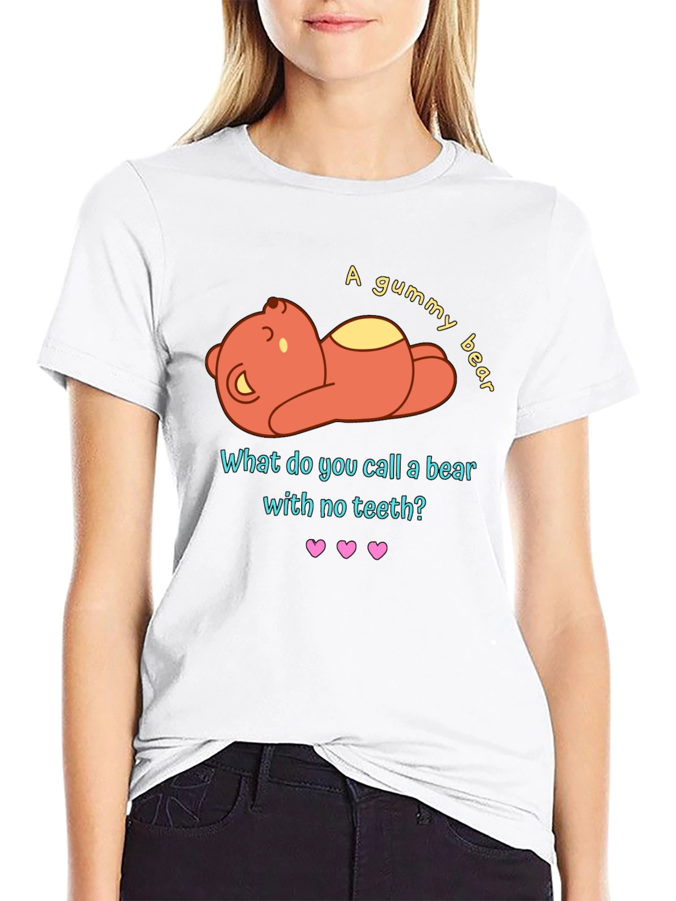 Gummy Bear Pun Graphic T-Shirt - Funny Novelty Tee