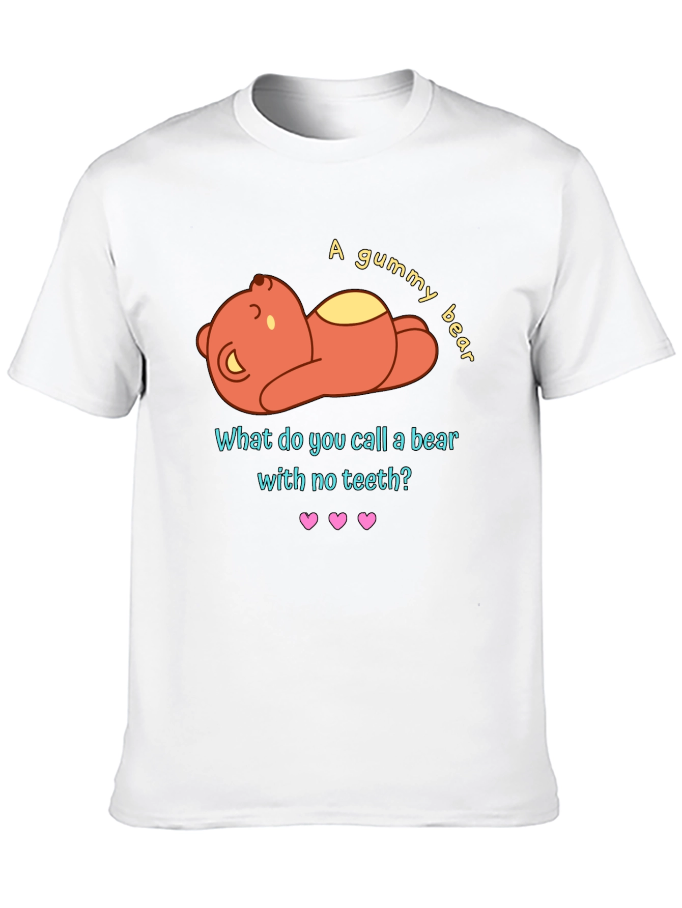 Gummy Bear Pun Graphic T-Shirt - Funny Novelty Tee