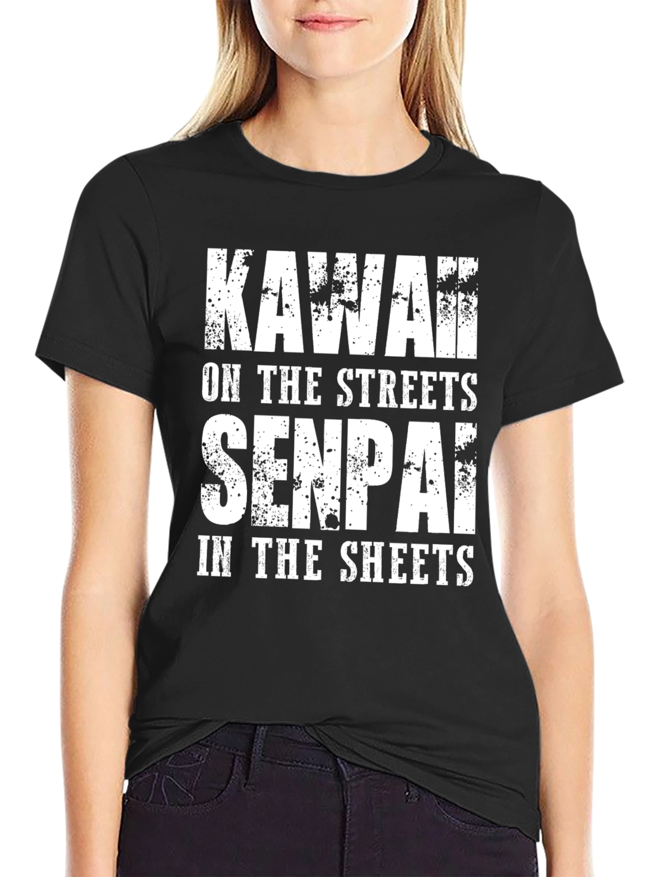 Kawaii Senpai T-Shirt - Funny Anime Inspired Design