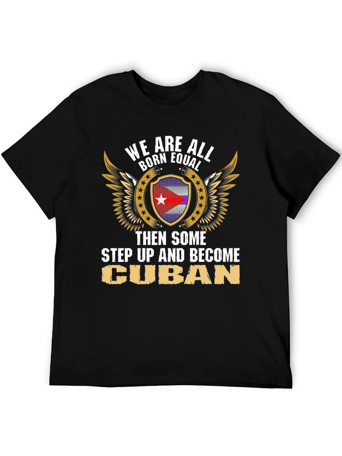 Cuban Pride Graphic Tee - Born Equal T-Shirt