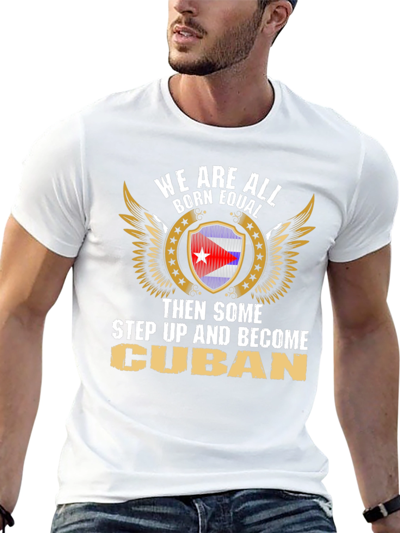 Cuban Pride Graphic Tee - Born Equal T-Shirt