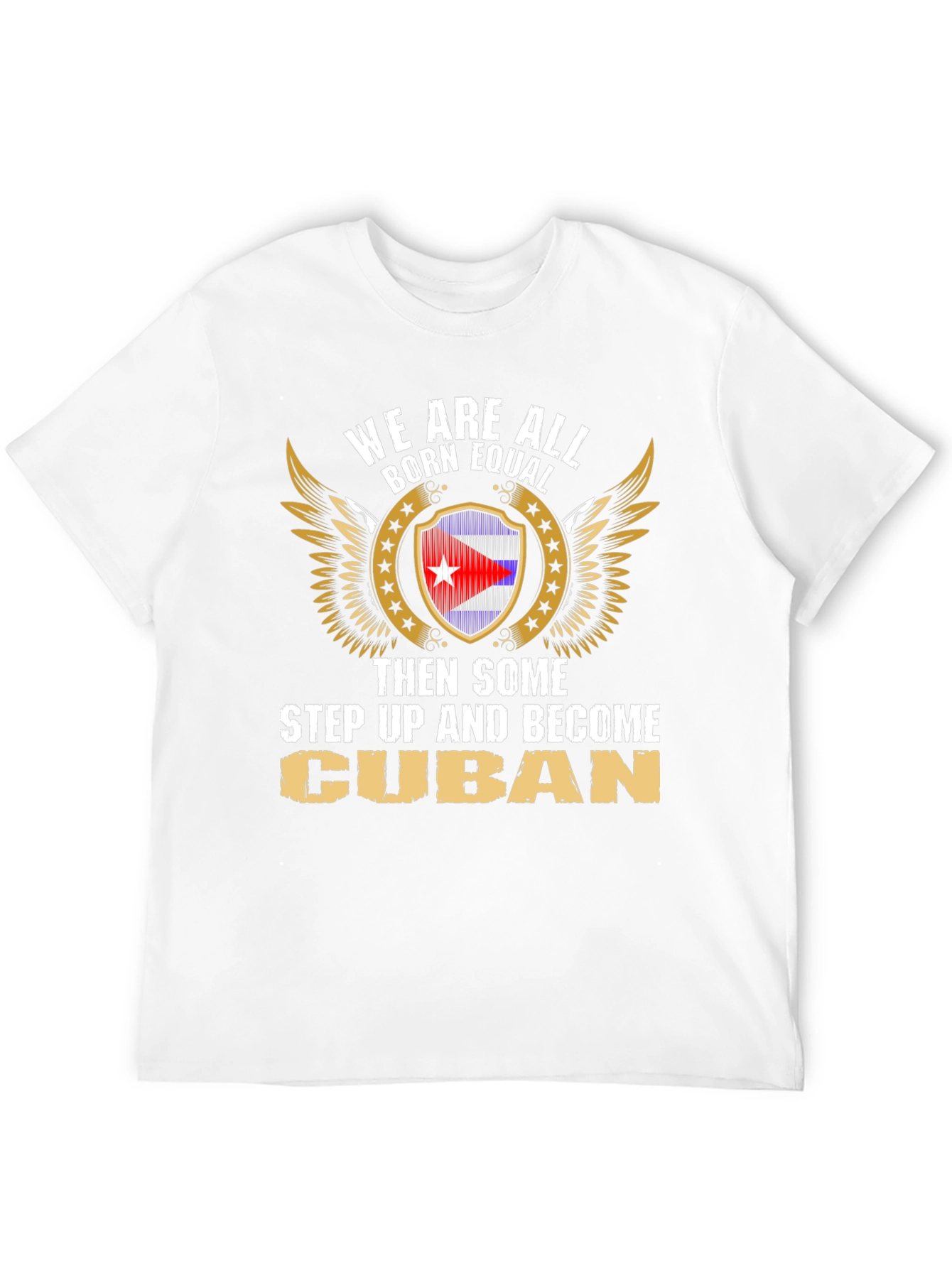 Cuban Pride Graphic Tee - Born Equal T-Shirt