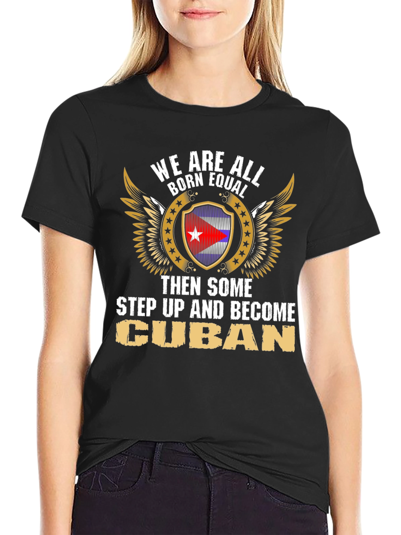 Cuban Pride Graphic Tee - Born Equal T-Shirt