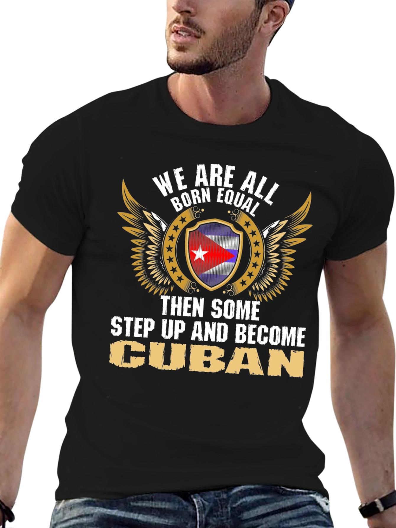 Cuban Pride Graphic Tee - Born Equal T-Shirt