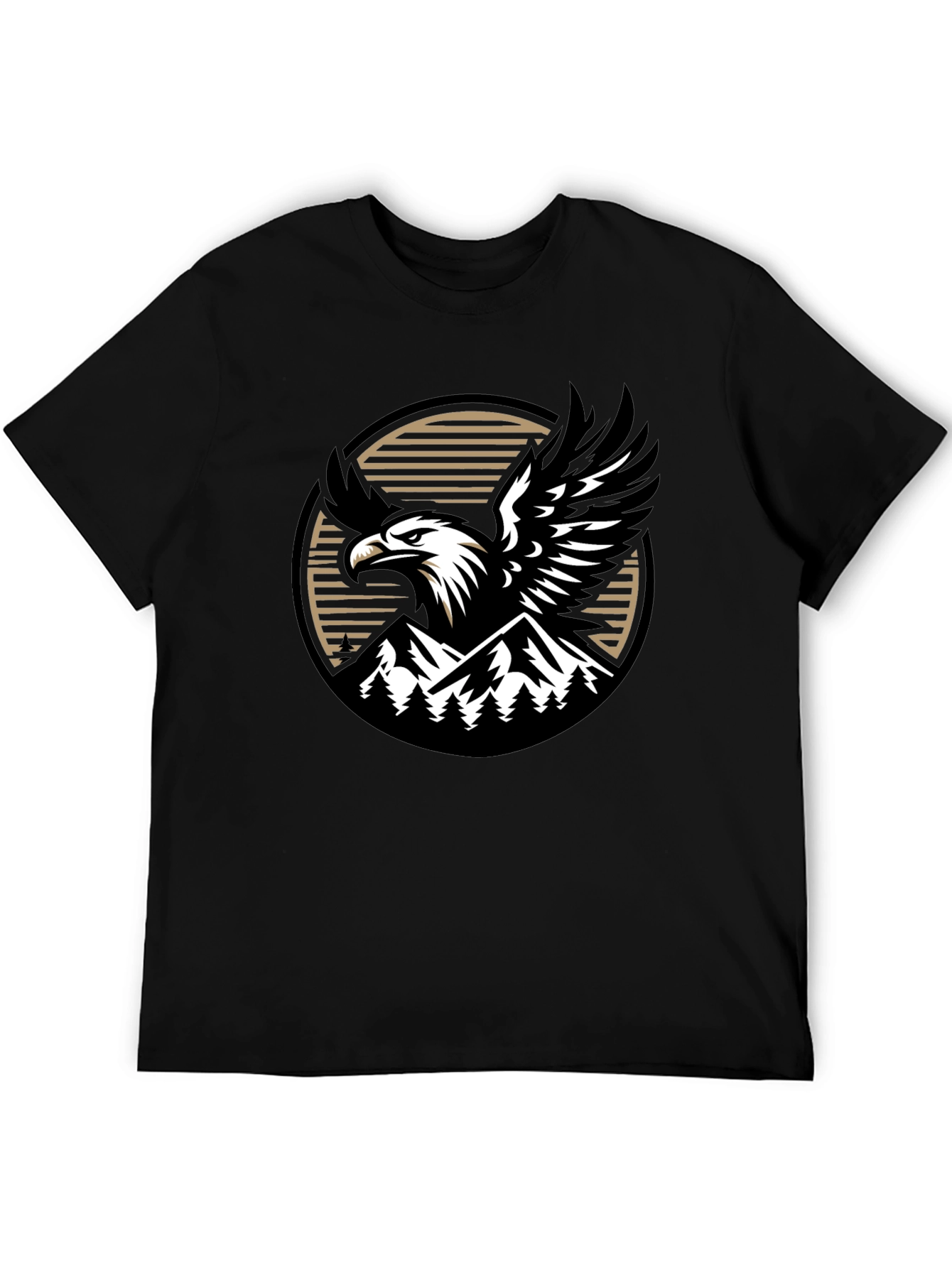 Eagle Mountain Black Graphic Tee
