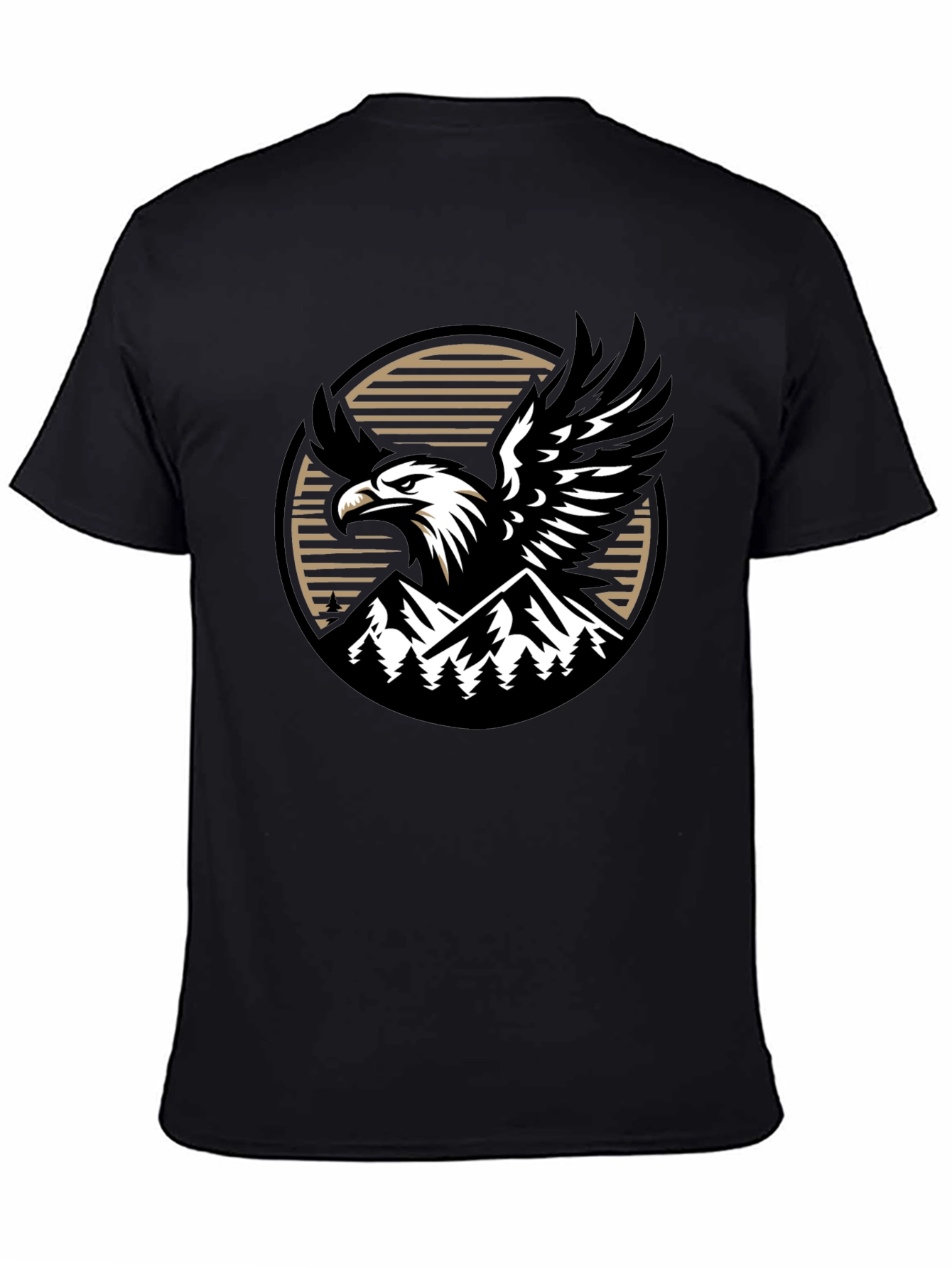 Eagle Mountain Black Graphic Tee