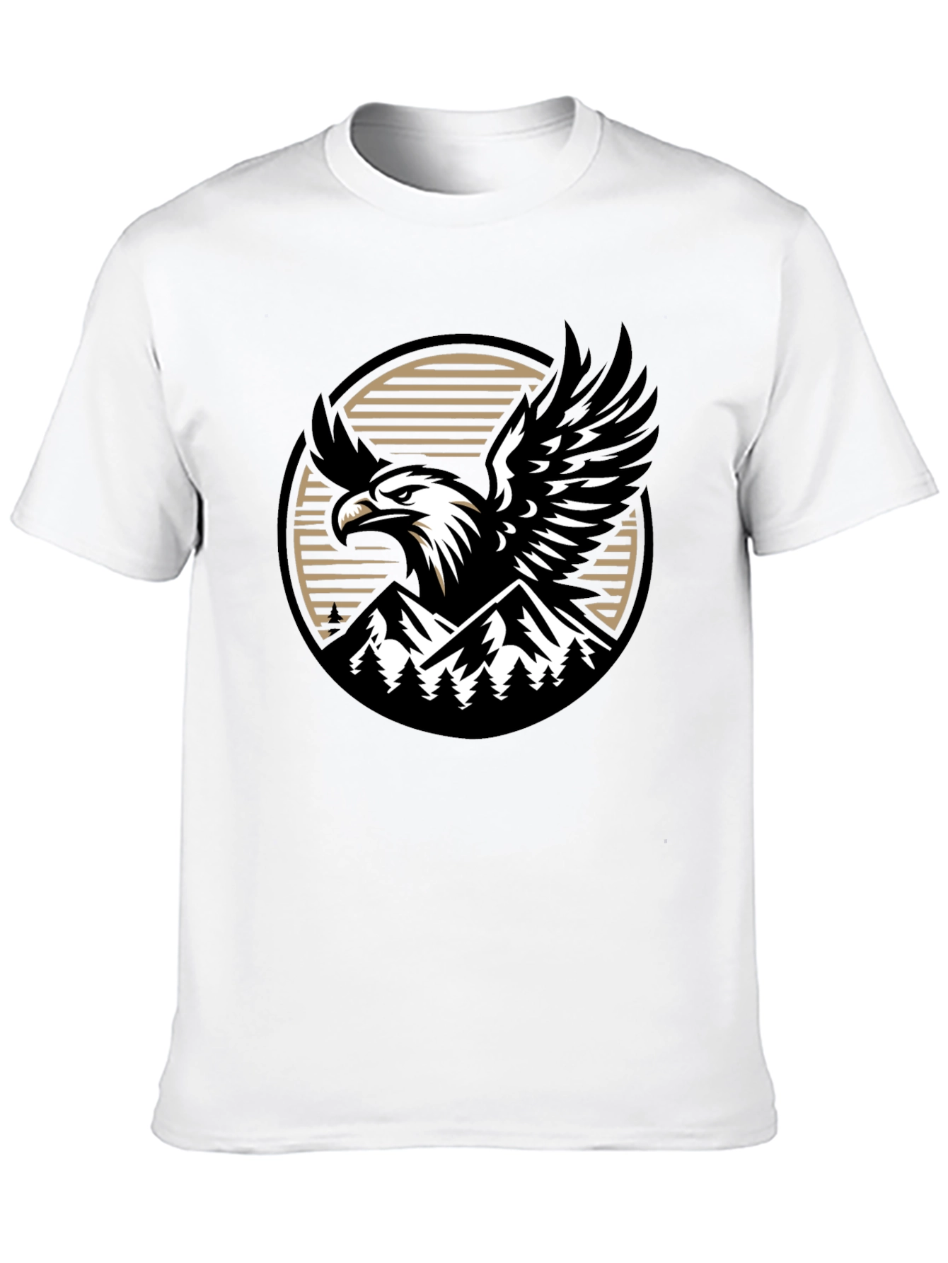 Eagle Mountain Black Graphic Tee