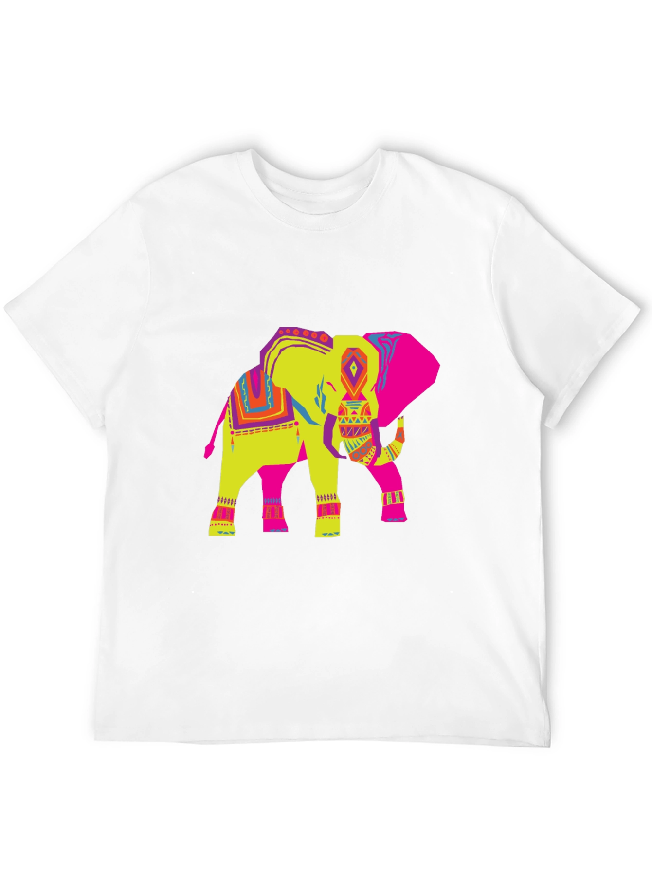 Vibrant Elephant Graphic Tee