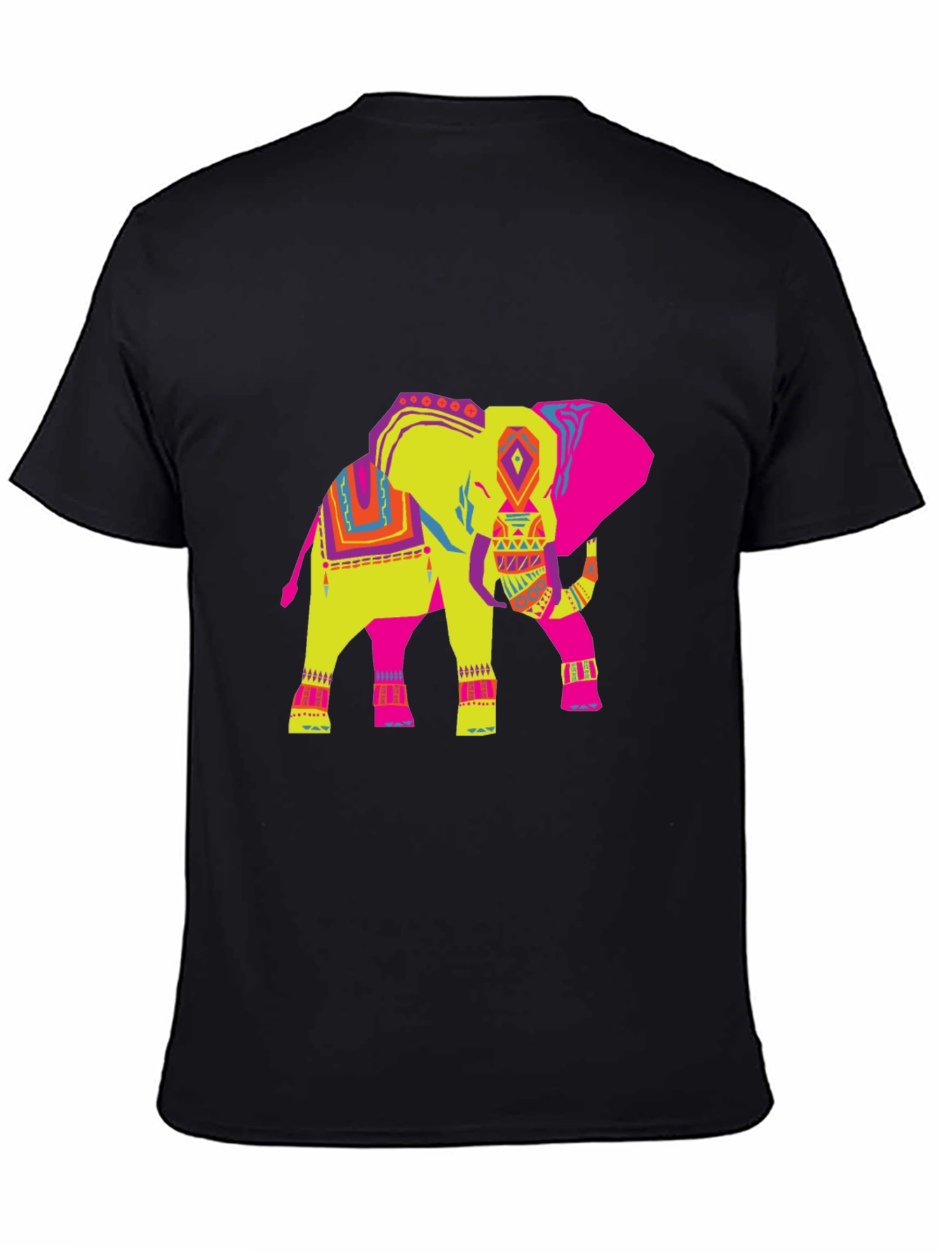 Vibrant Elephant Graphic Tee