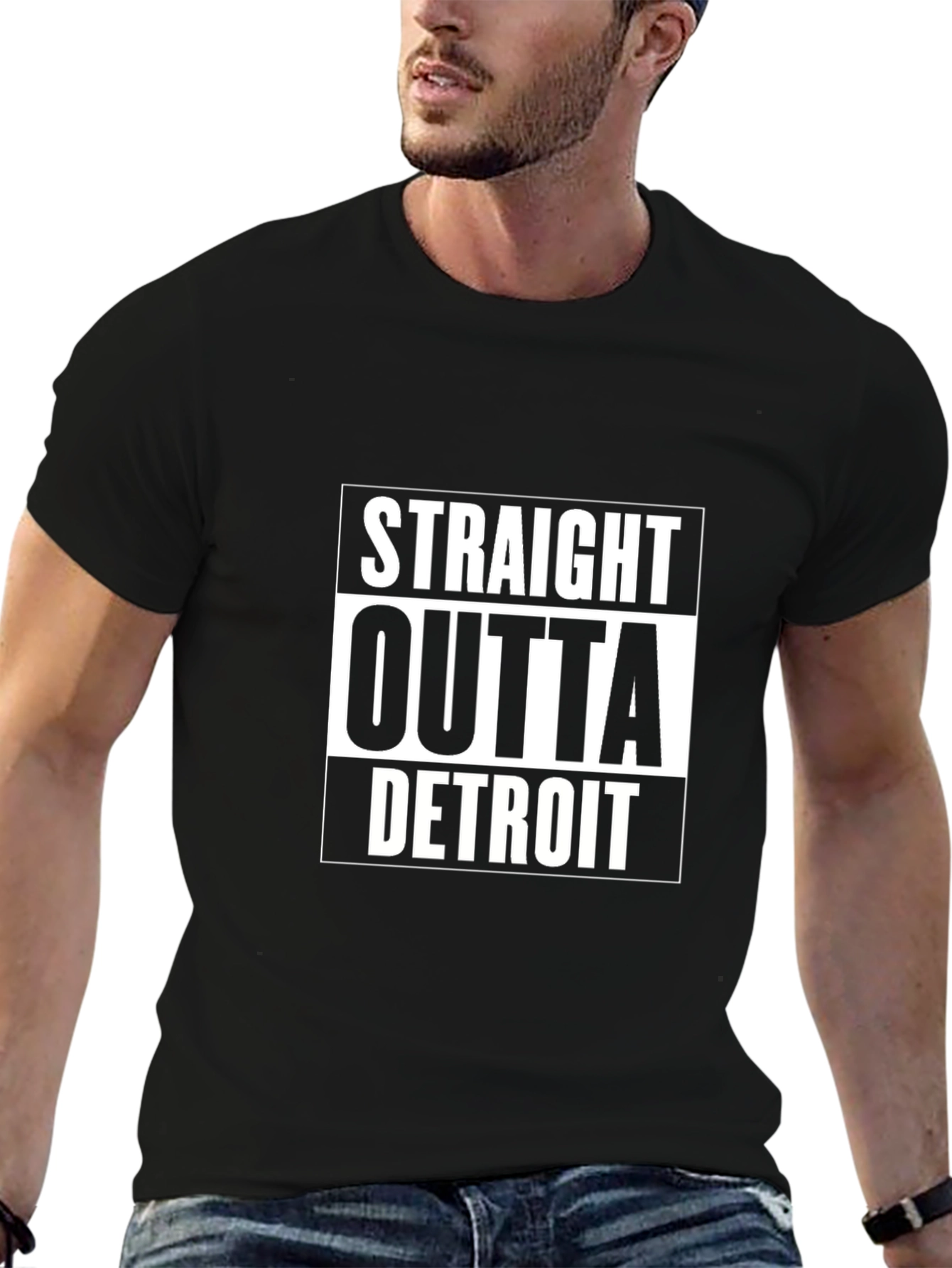 Straight Outta Detroit Graphic T-Shirt