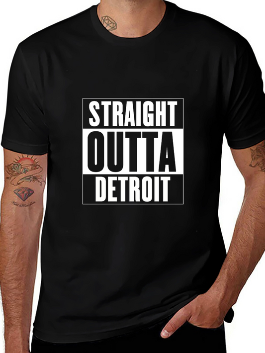 Straight Outta Detroit Graphic T-Shirt