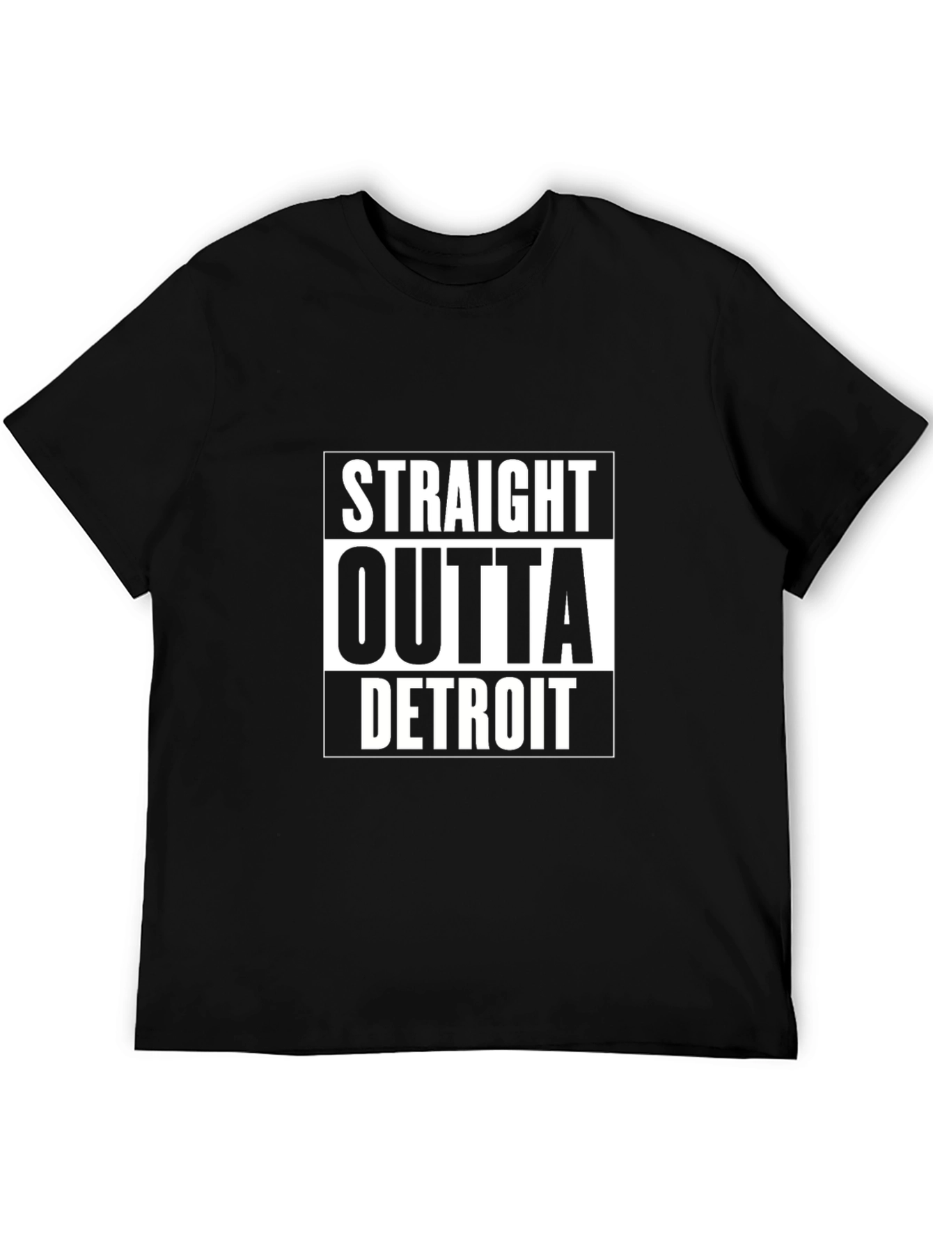 Straight Outta Detroit Graphic T-Shirt
