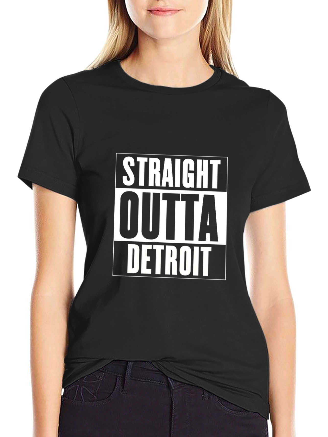 Straight Outta Detroit Graphic T-Shirt