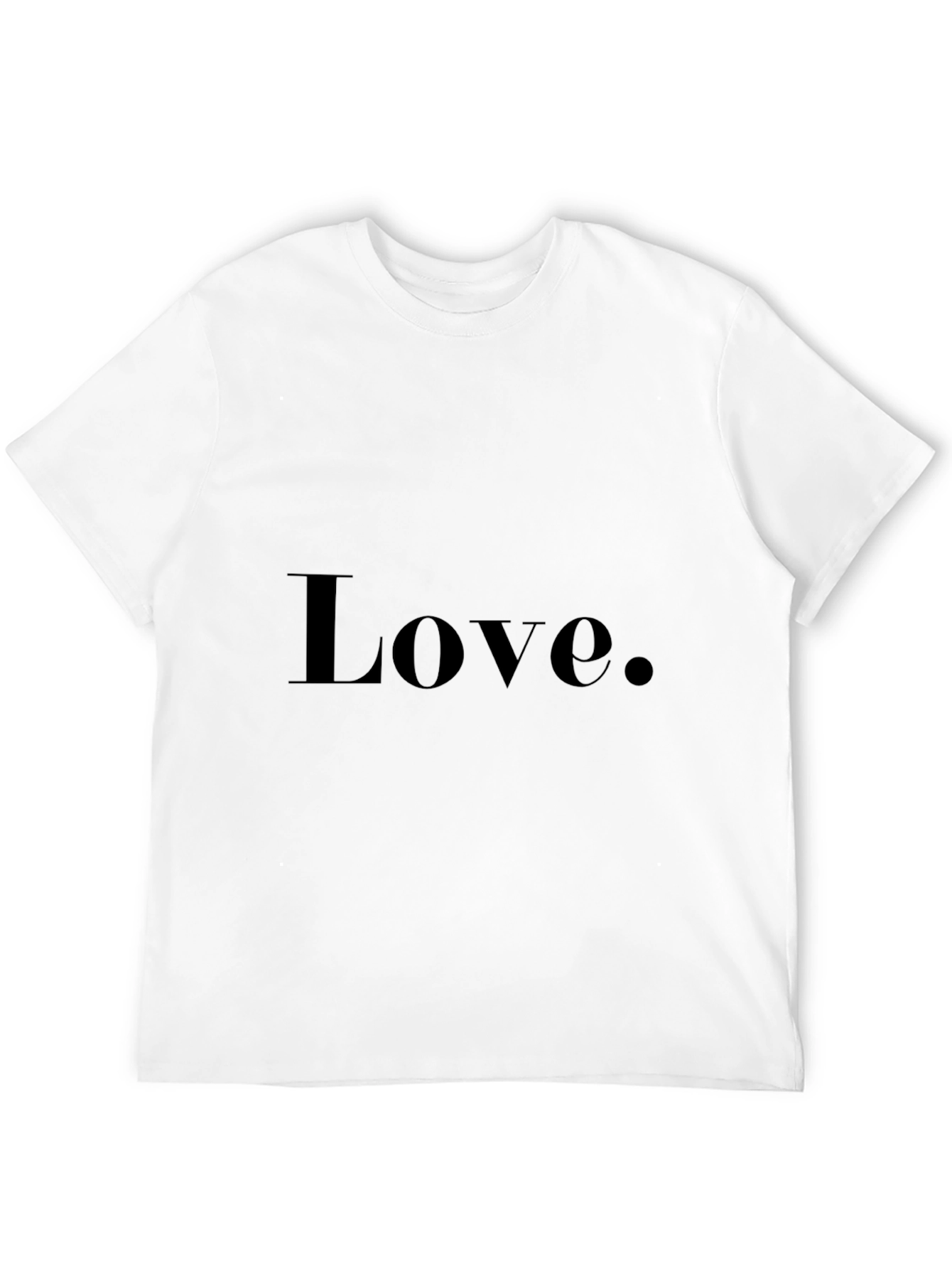 Love Graphic Tee - Stylish Unisex Black T-Shirt