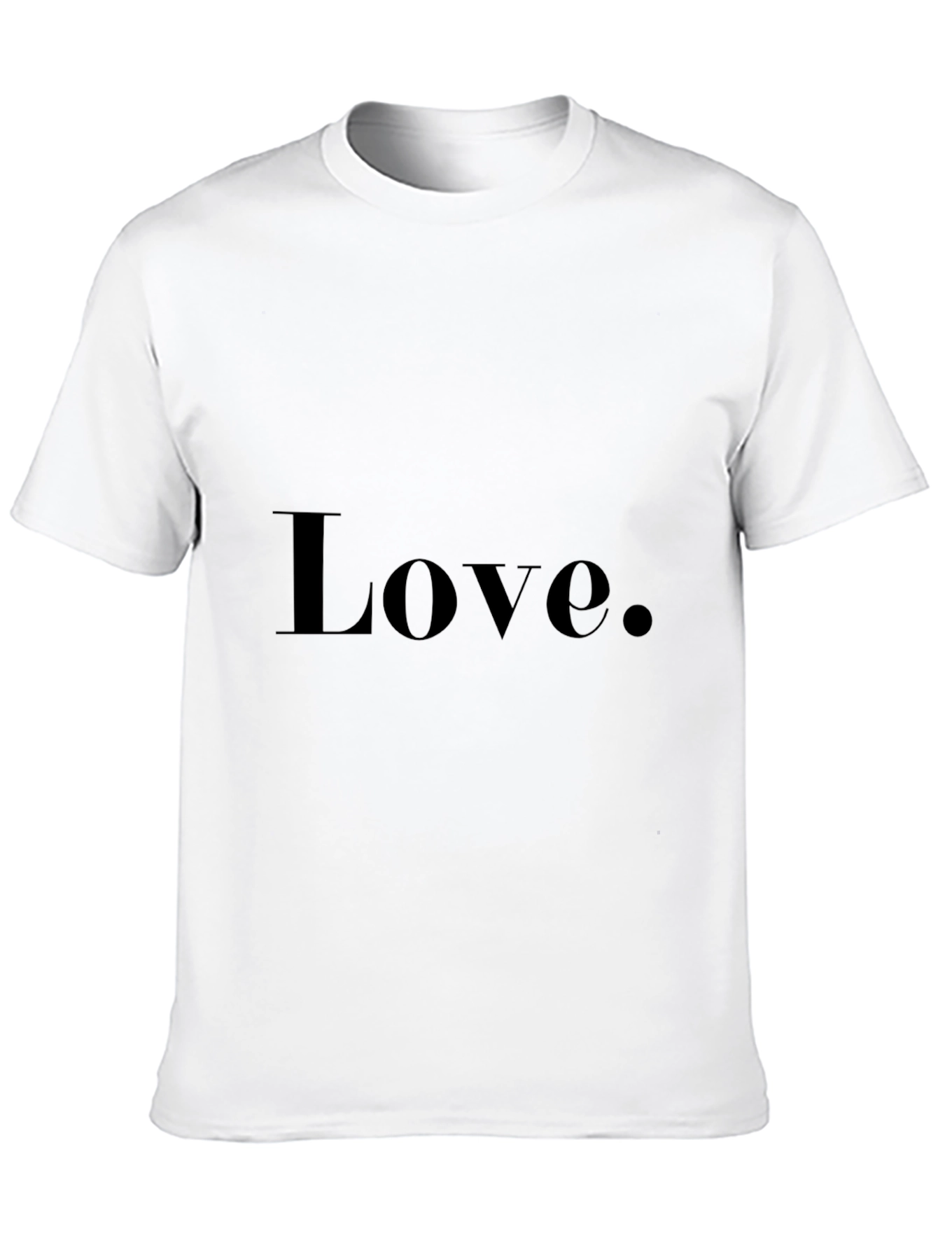 Love Graphic Tee - Stylish Unisex Black T-Shirt